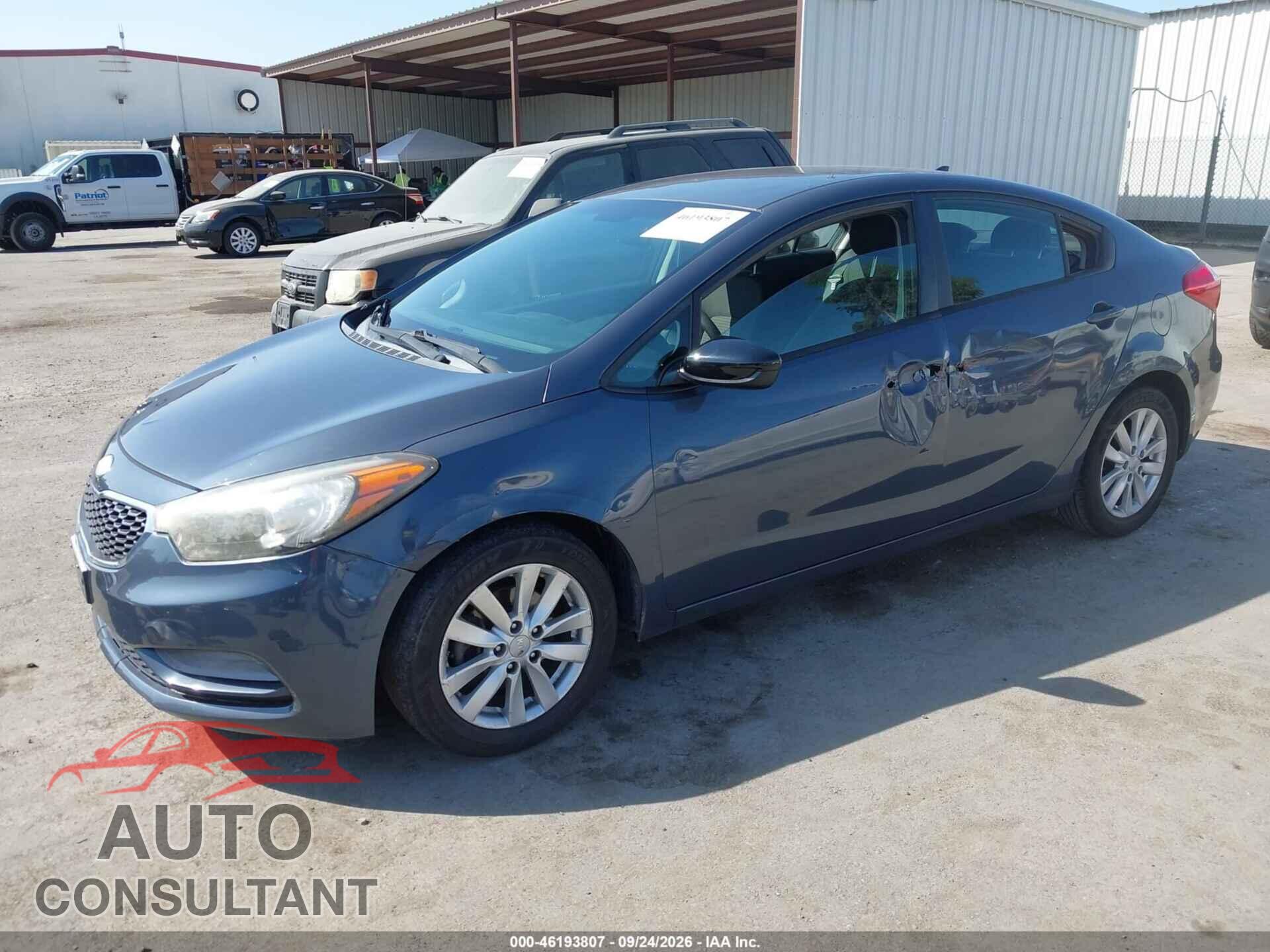 KIA FORTE 2014 - KNAFX4A64E5240420