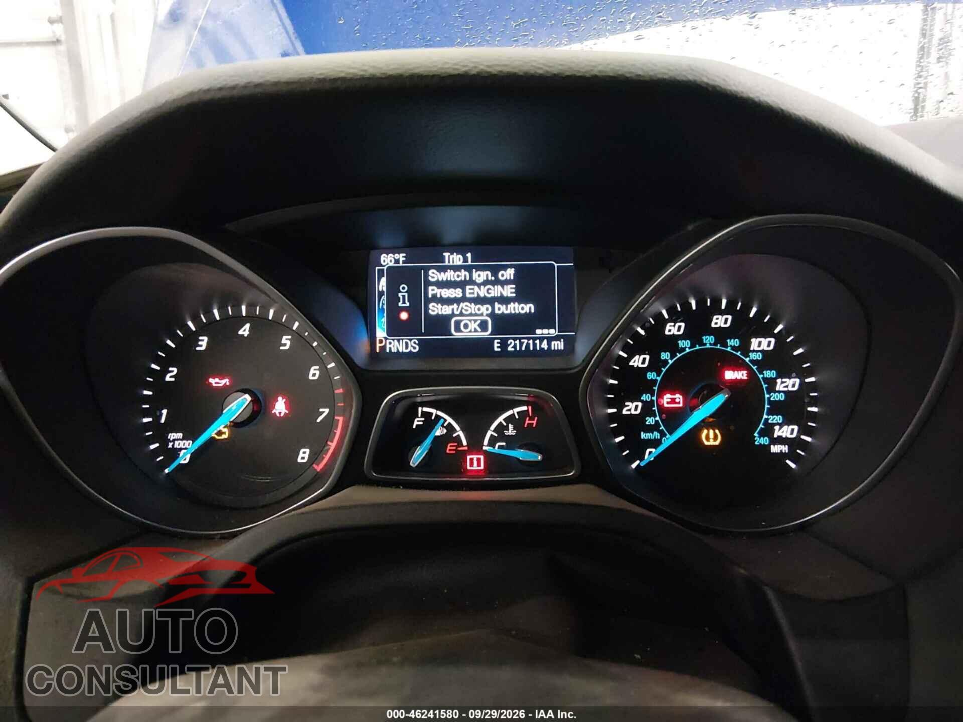 FORD FOCUS 2014 - 1FADP3J21EL241625