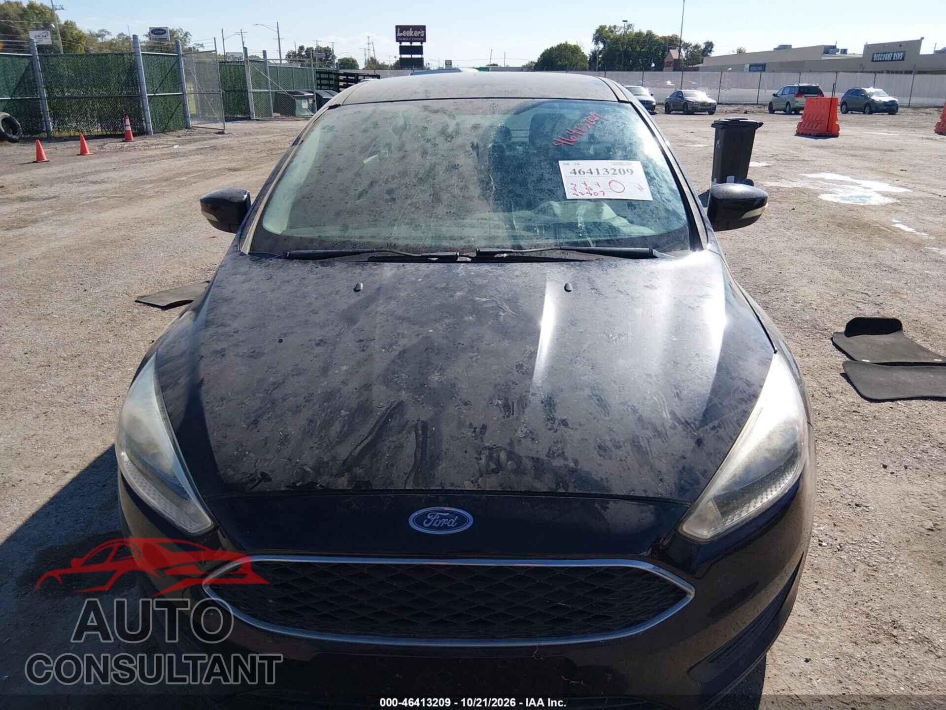 FORD FOCUS 2017 - 1FADP3F28HL319105