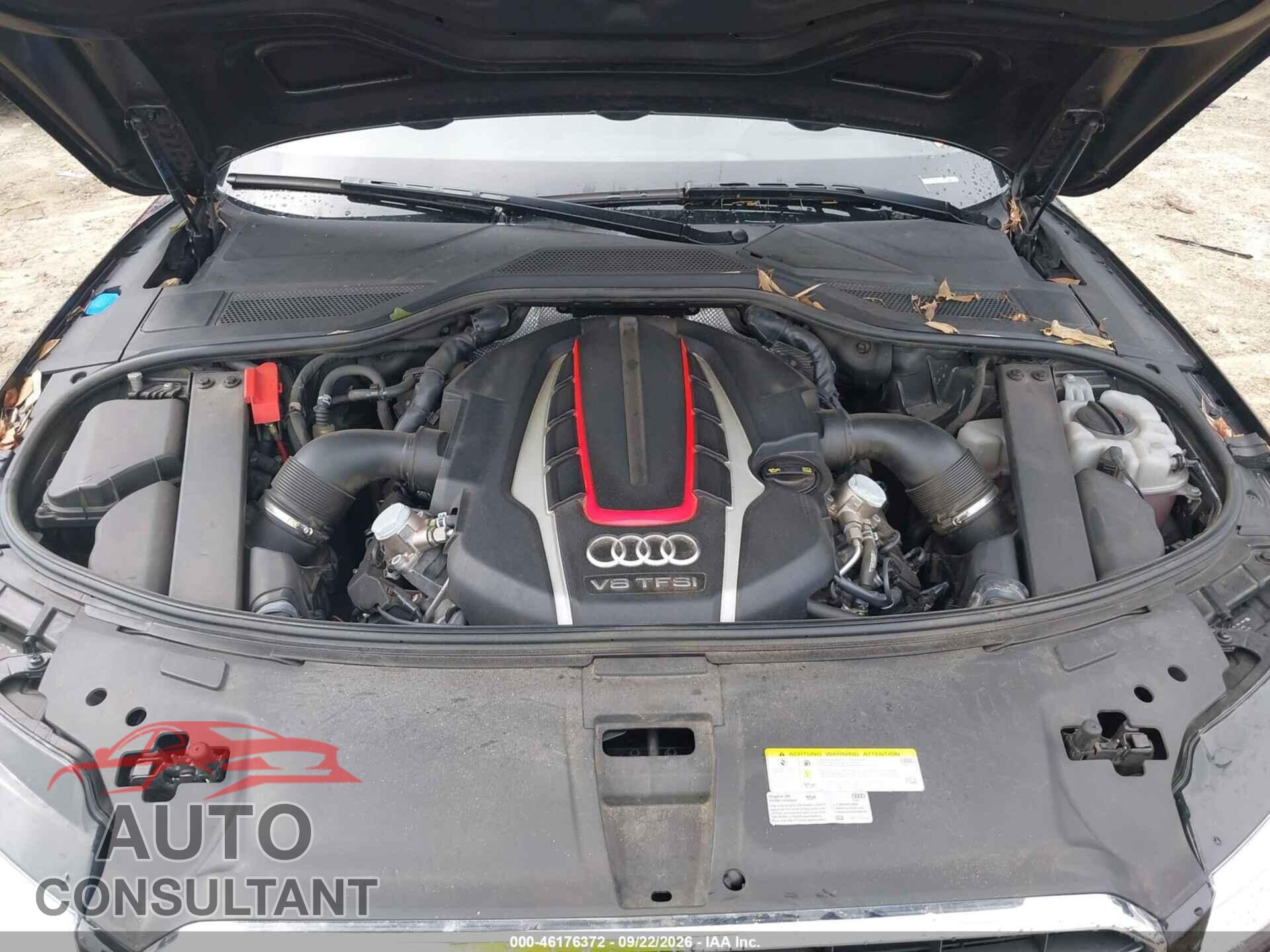 AUDI S8 2016 - WAUJSAFD4GN007350