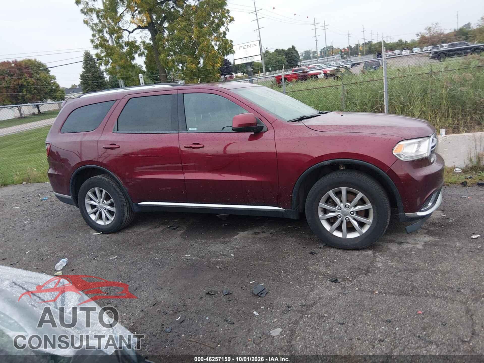 DODGE DURANGO 2016 - 1C4RDJAG9GC459954