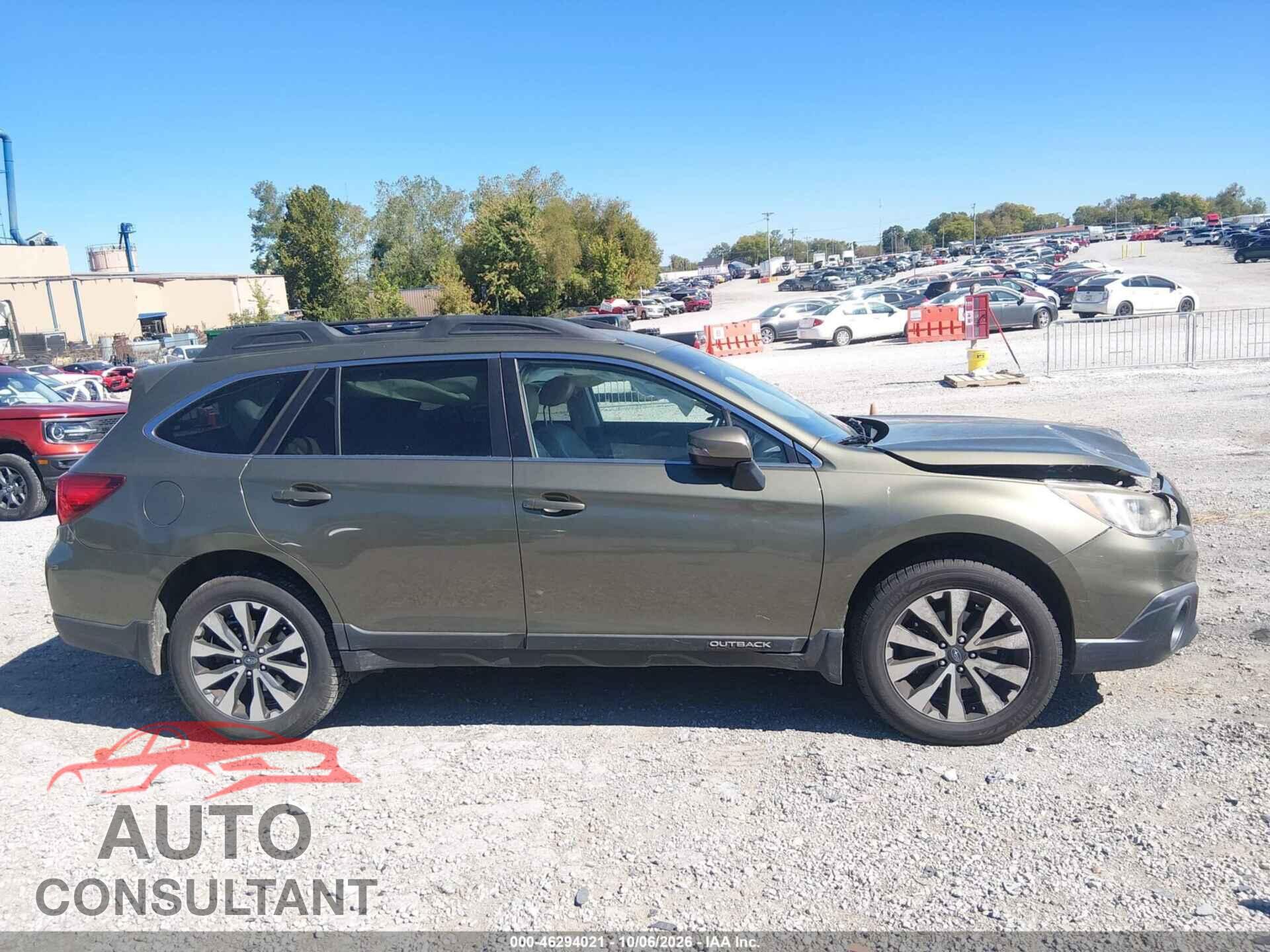 SUBARU OUTBACK 2015 - 4S4BSBJC1F3202100