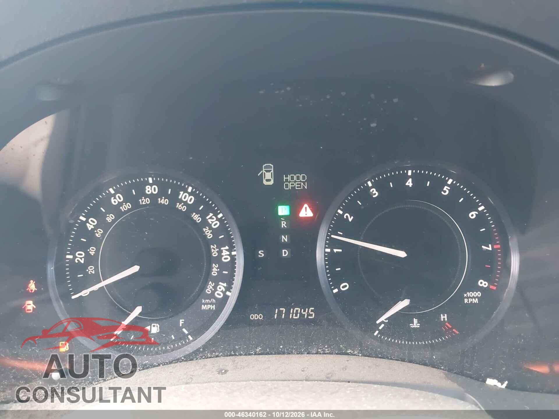 LEXUS IS 250C 2010 - JTHFF2C21A2503722