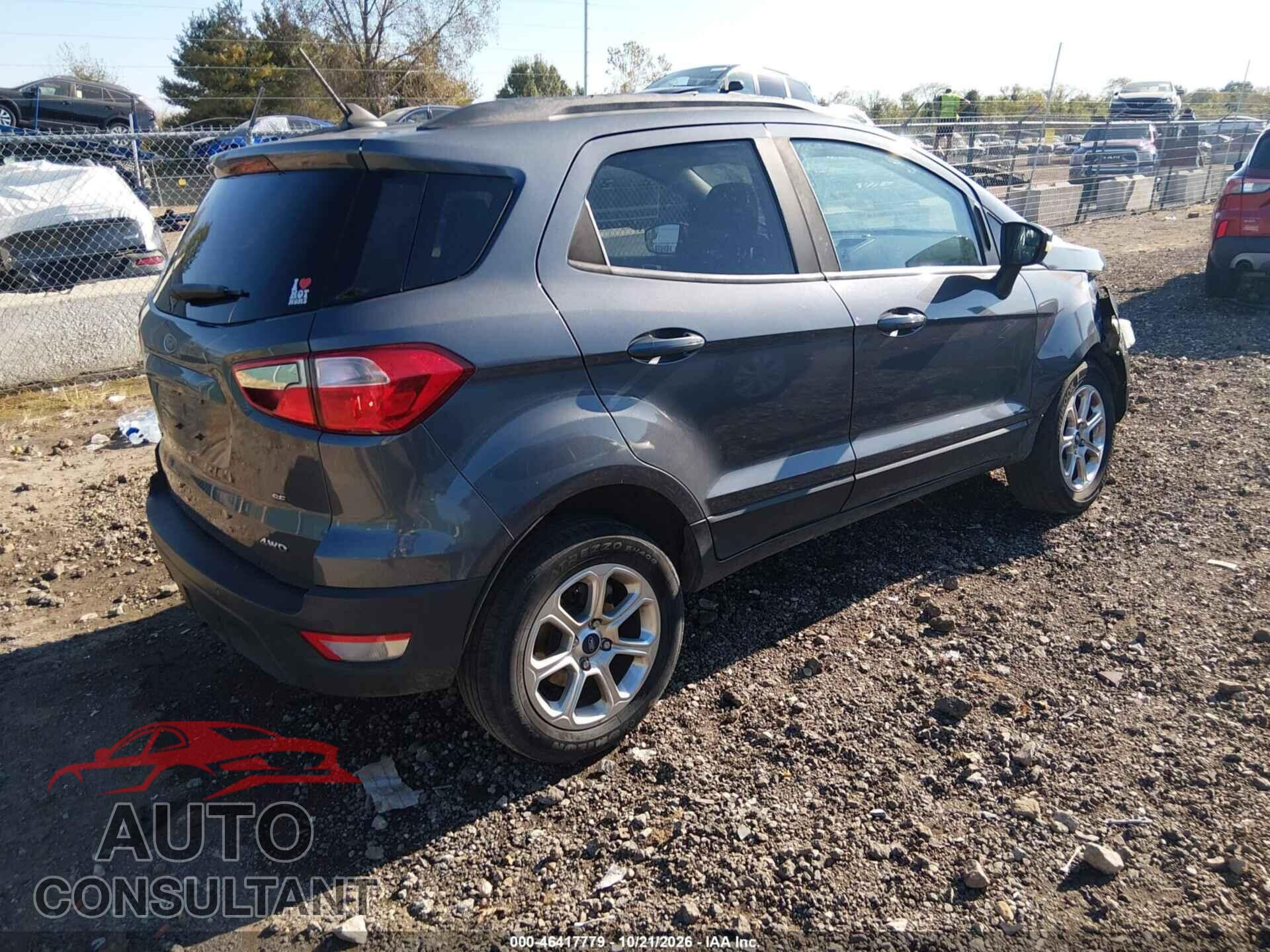 FORD ECOSPORT 2019 - MAJ6S3GL2KC286382