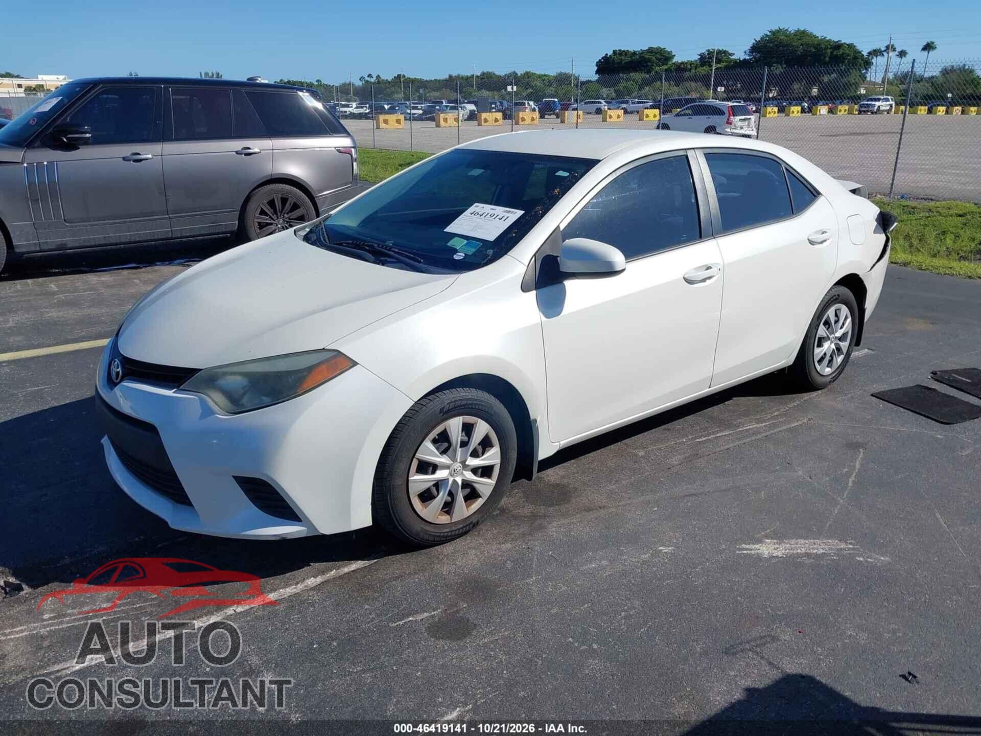 TOYOTA COROLLA 2014 - 5YFBPRHE7EP027346