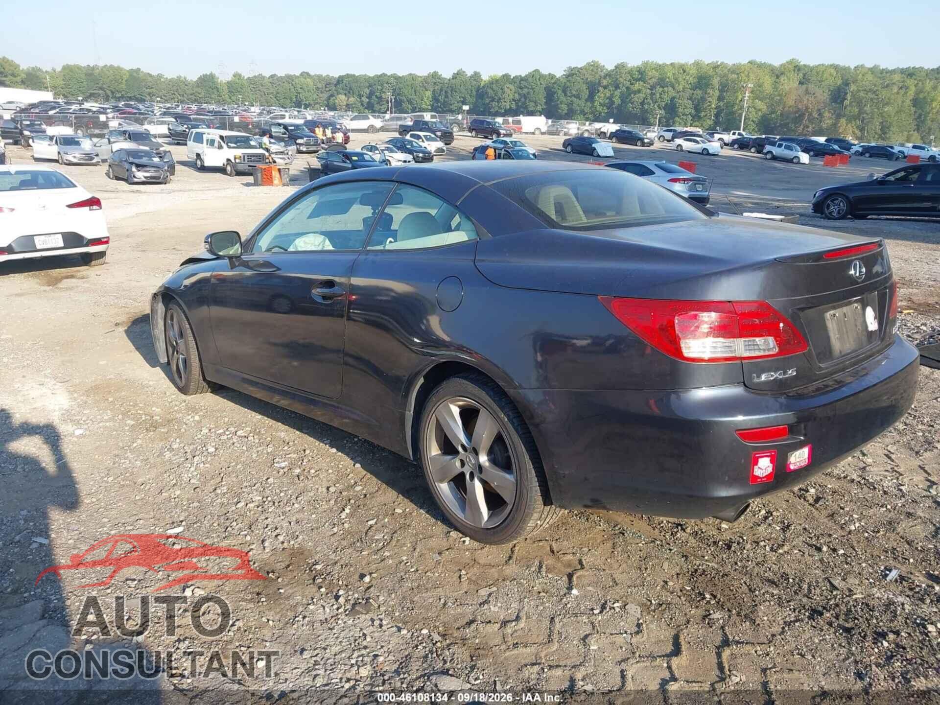 LEXUS IS 250C 2010 - JTHFF2C23A2504967