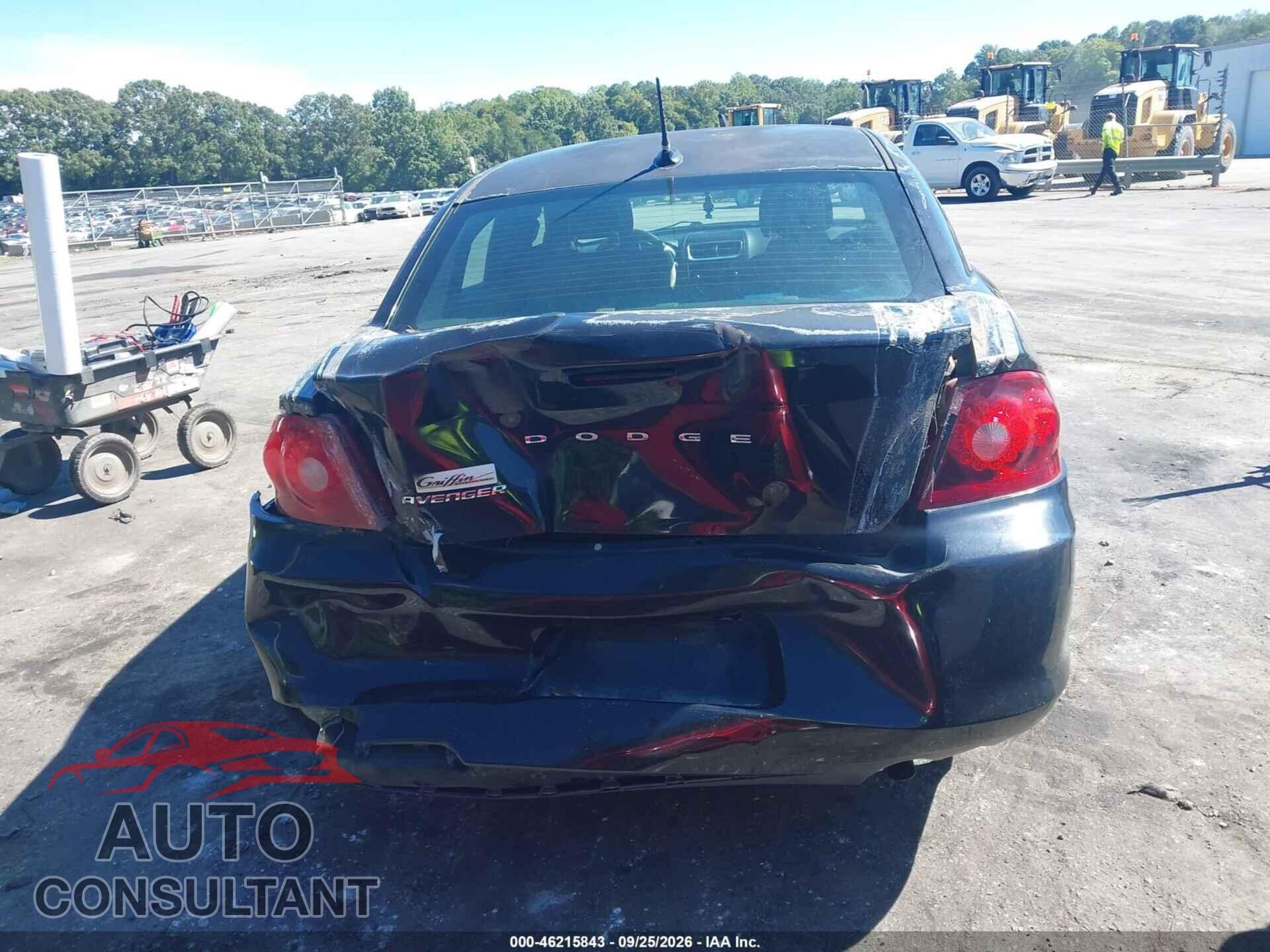 DODGE AVENGER 2013 - 1C3CDZAB6DN540939