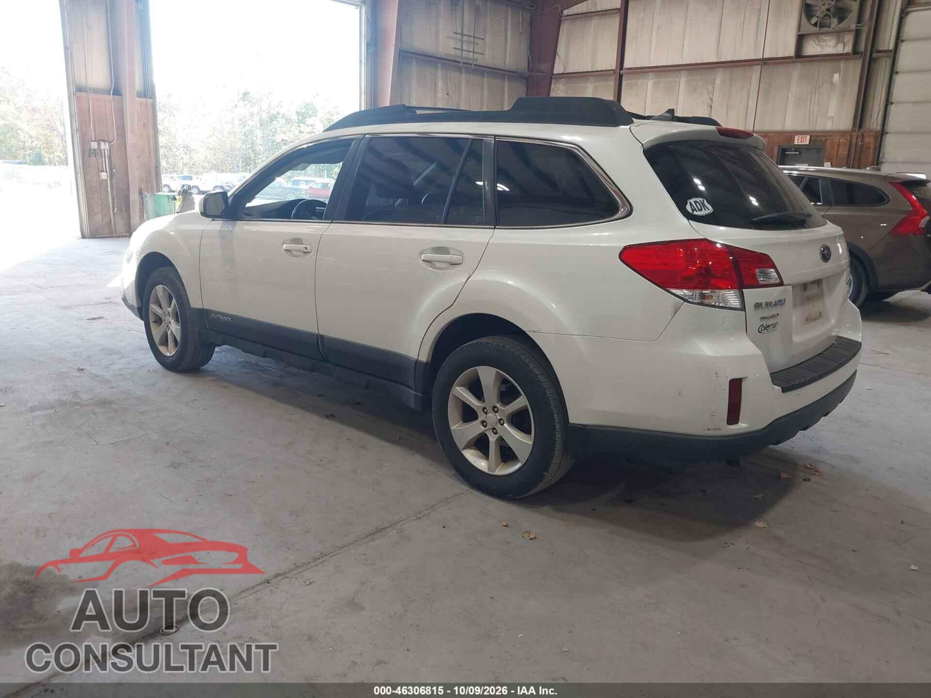 SUBARU OUTBACK 2014 - 4S4BRBCC9E3245459