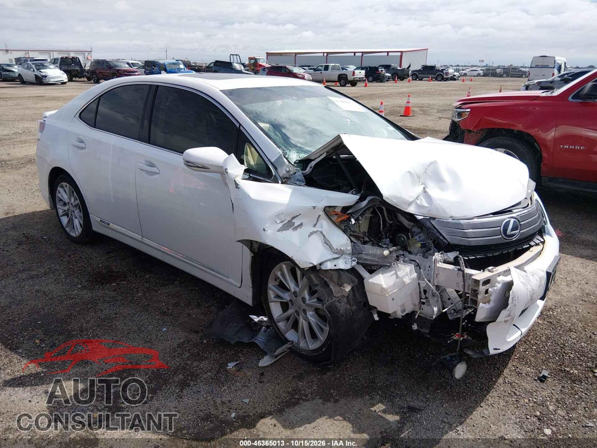 LEXUS HS 250H 2010 - JTHBB1BA9A2013641