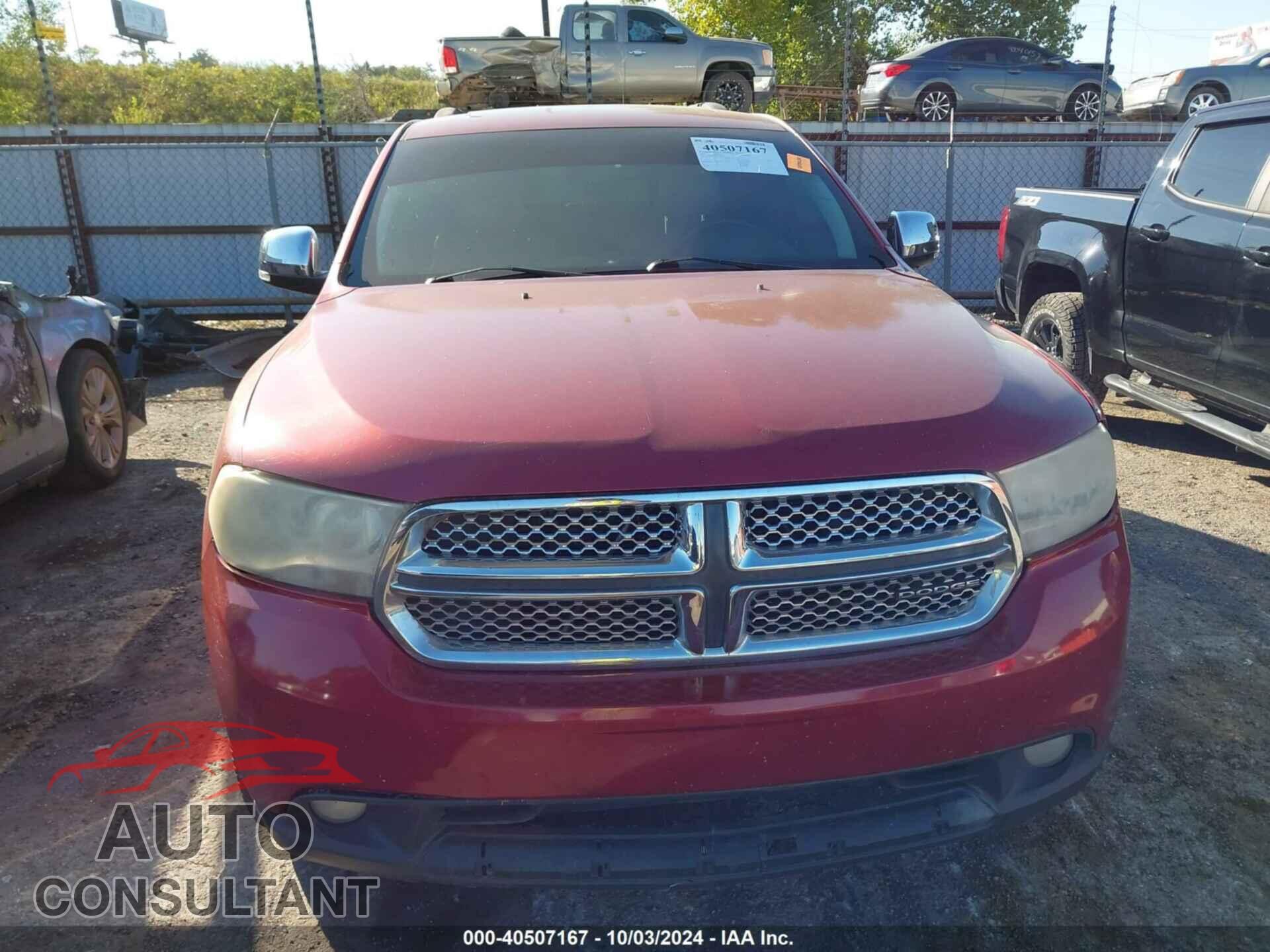 DODGE DURANGO 2011 - 1D4SD5GT9BC592481
