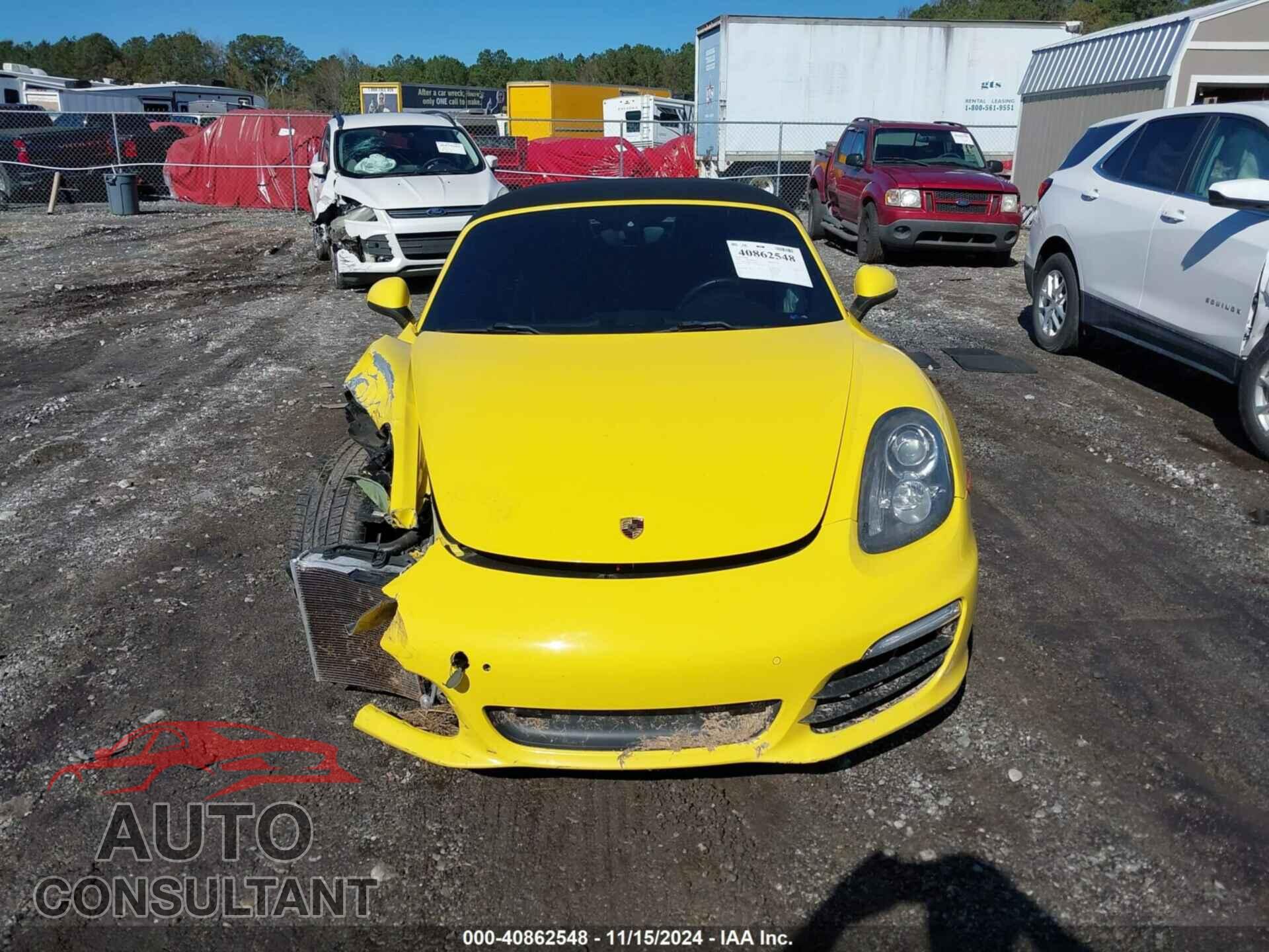 PORSCHE BOXSTER 2015 - WP0CA2A82FS120843
