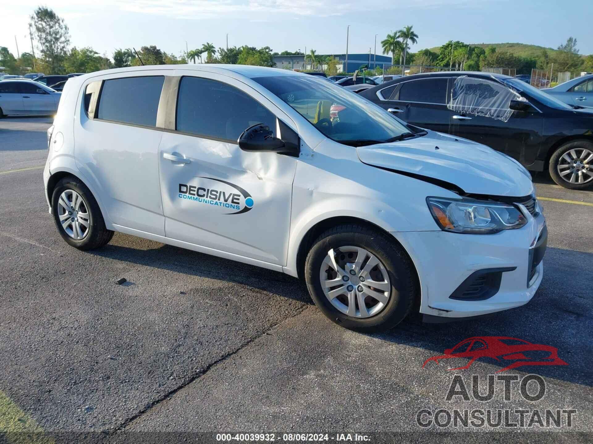 CHEVROLET SONIC 2017 - 1G1JG6SH7H4143823