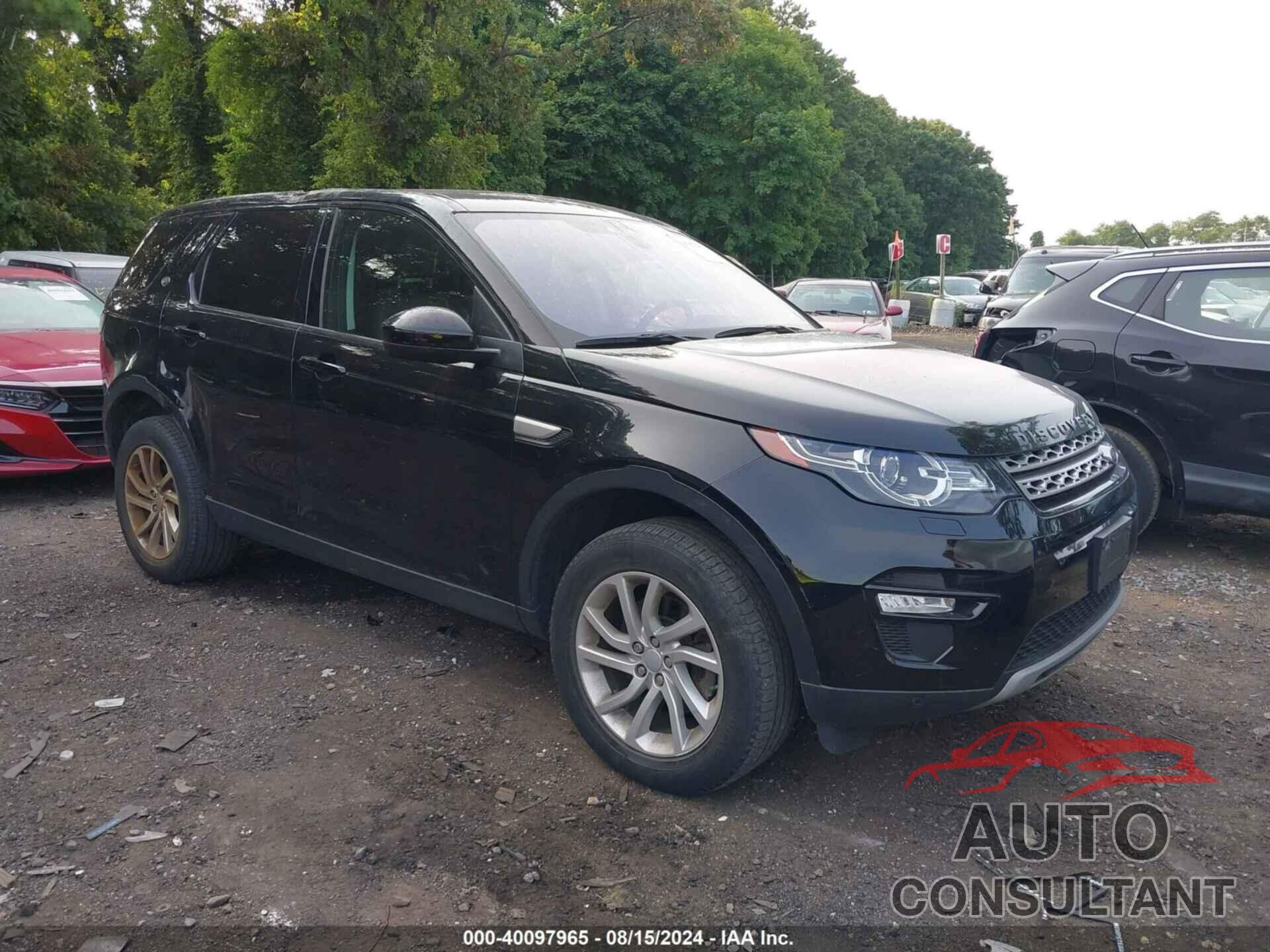 LAND ROVER DISCOVERY SPORT 2018 - SALCR2RX0JH768314