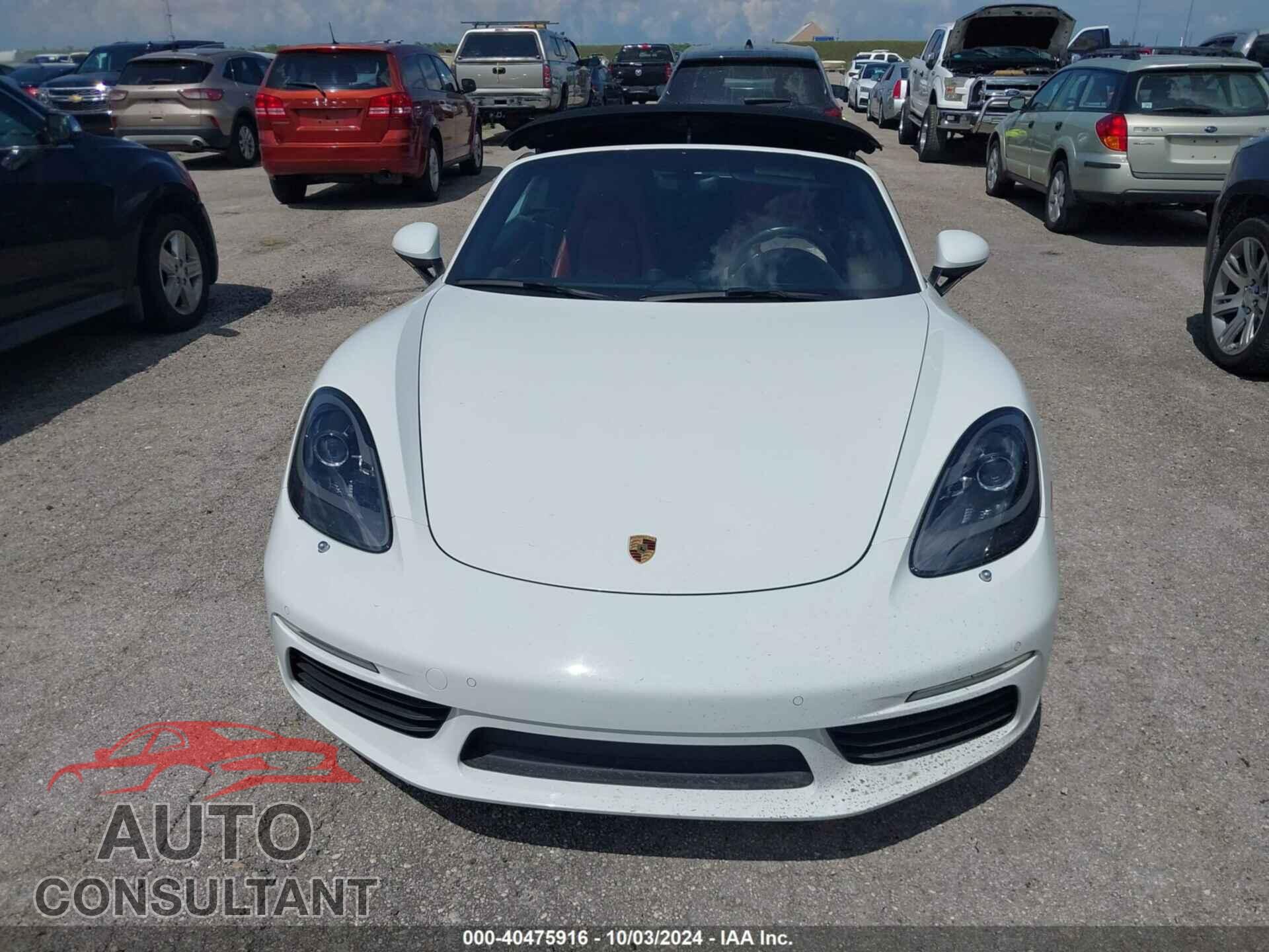 PORSCHE BOXSTER 2017 - WP0CB2A82HS241677