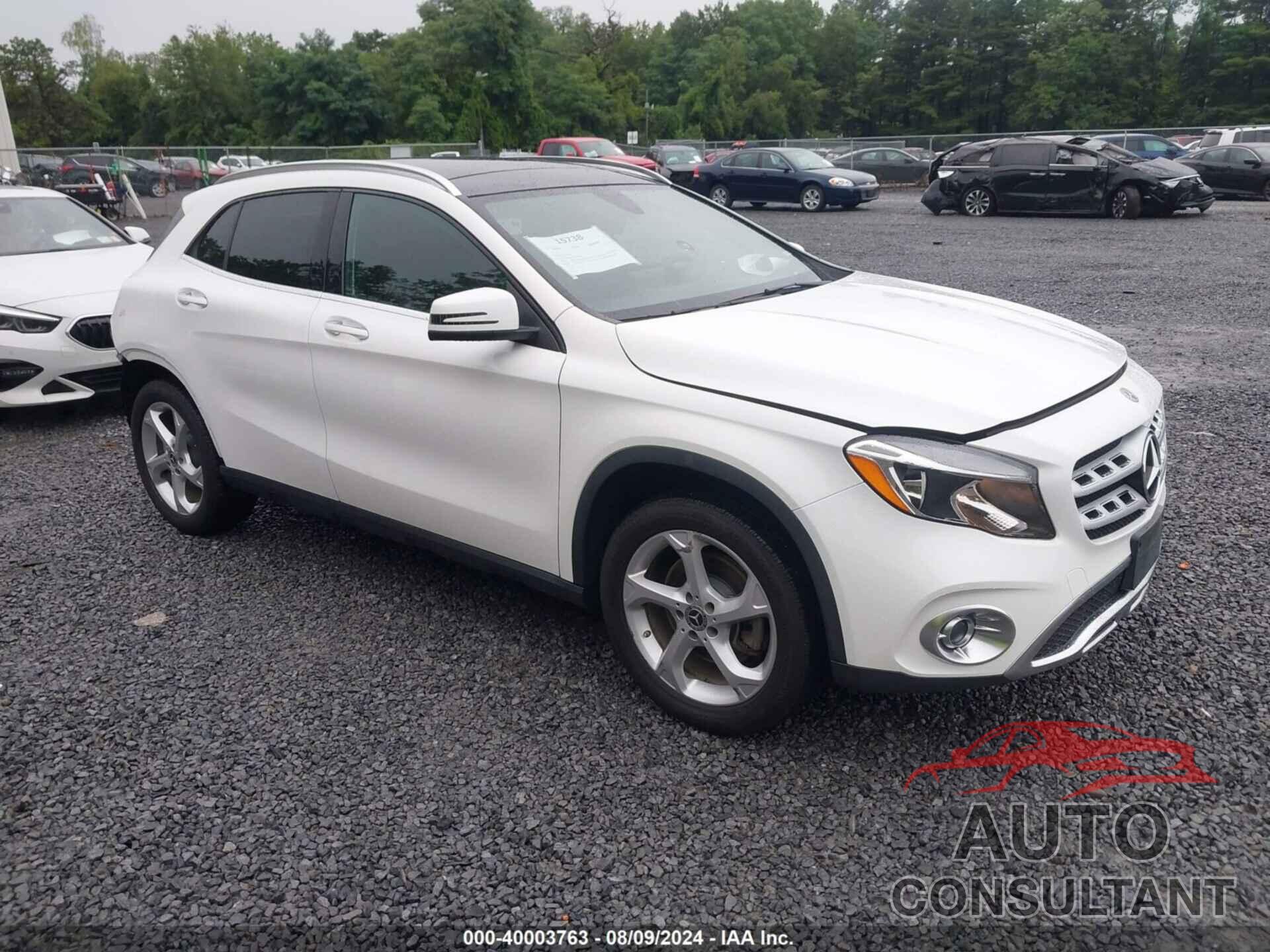 MERCEDES-BENZ GLA 250 2019 - WDCTG4GB8KU013298