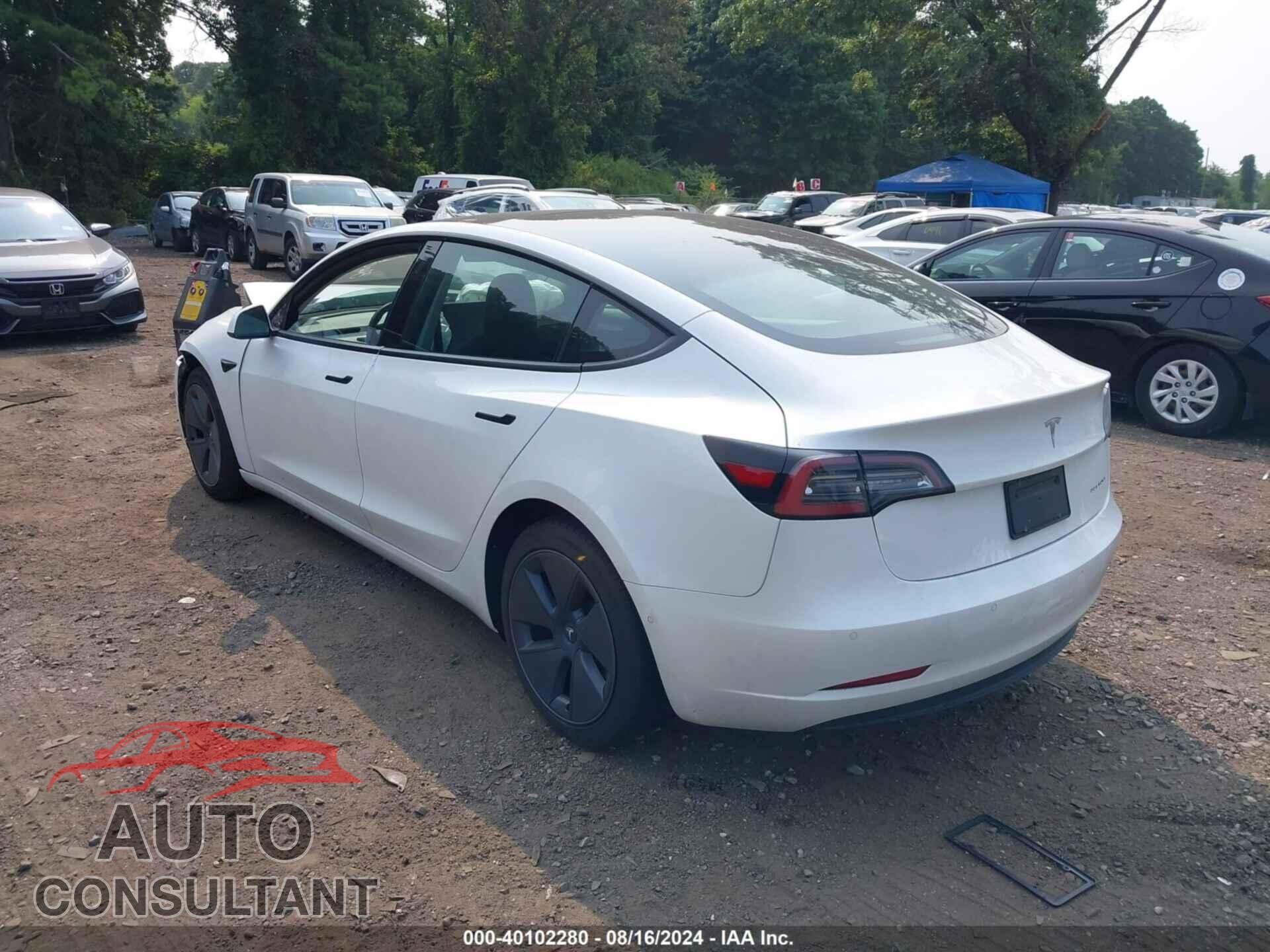 TESLA MODEL 3 2022 - 5YJ3E1EB2NF106912