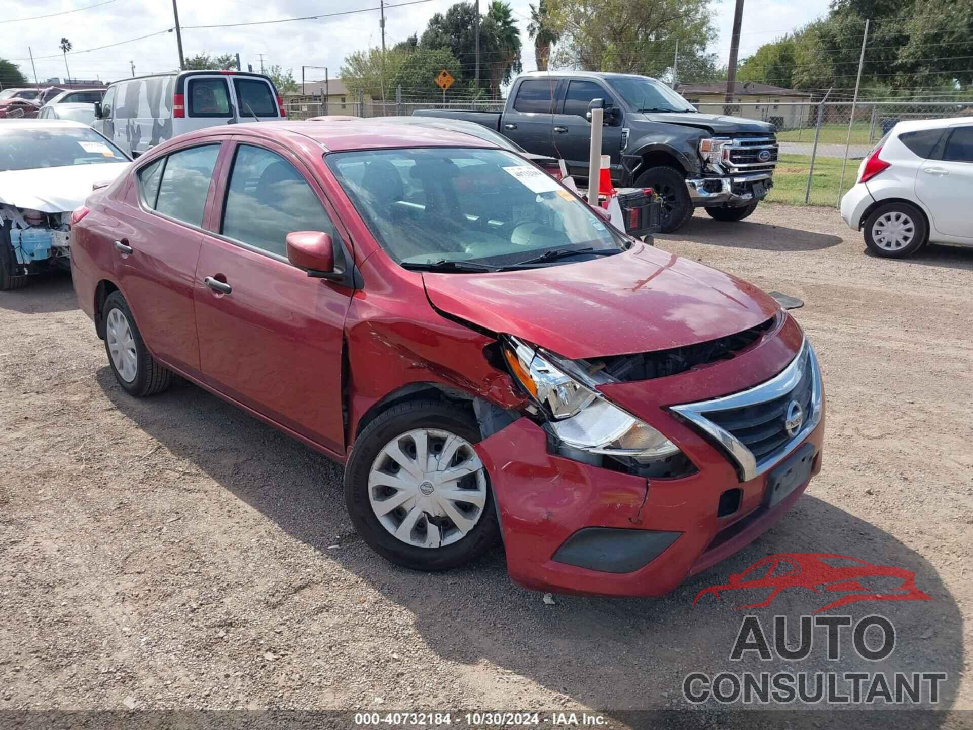 NISSAN VERSA 2019 - 3N1CN7AP2KL820477