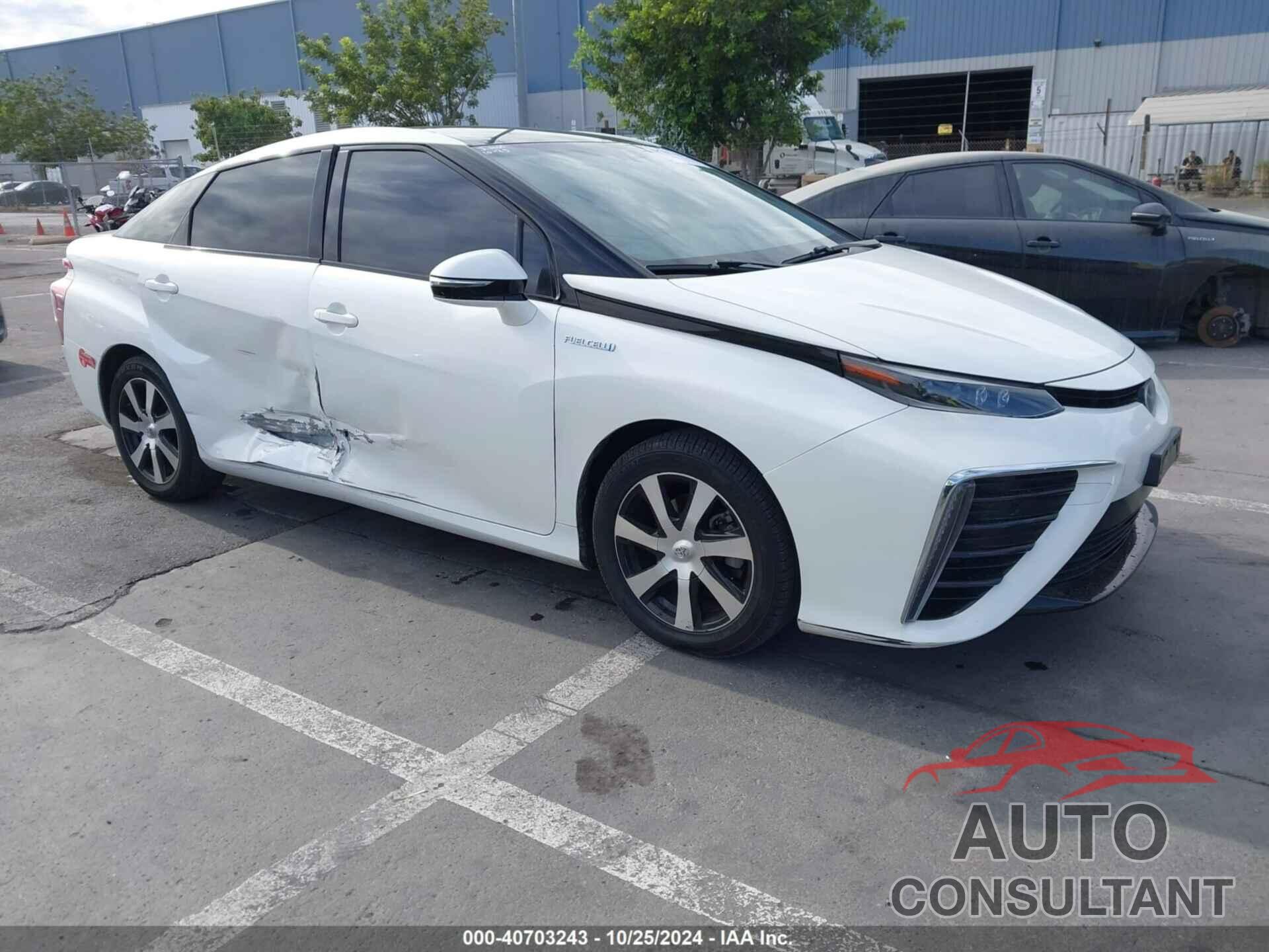 TOYOTA MIRAI 2017 - JTDBVRBD4HA002371