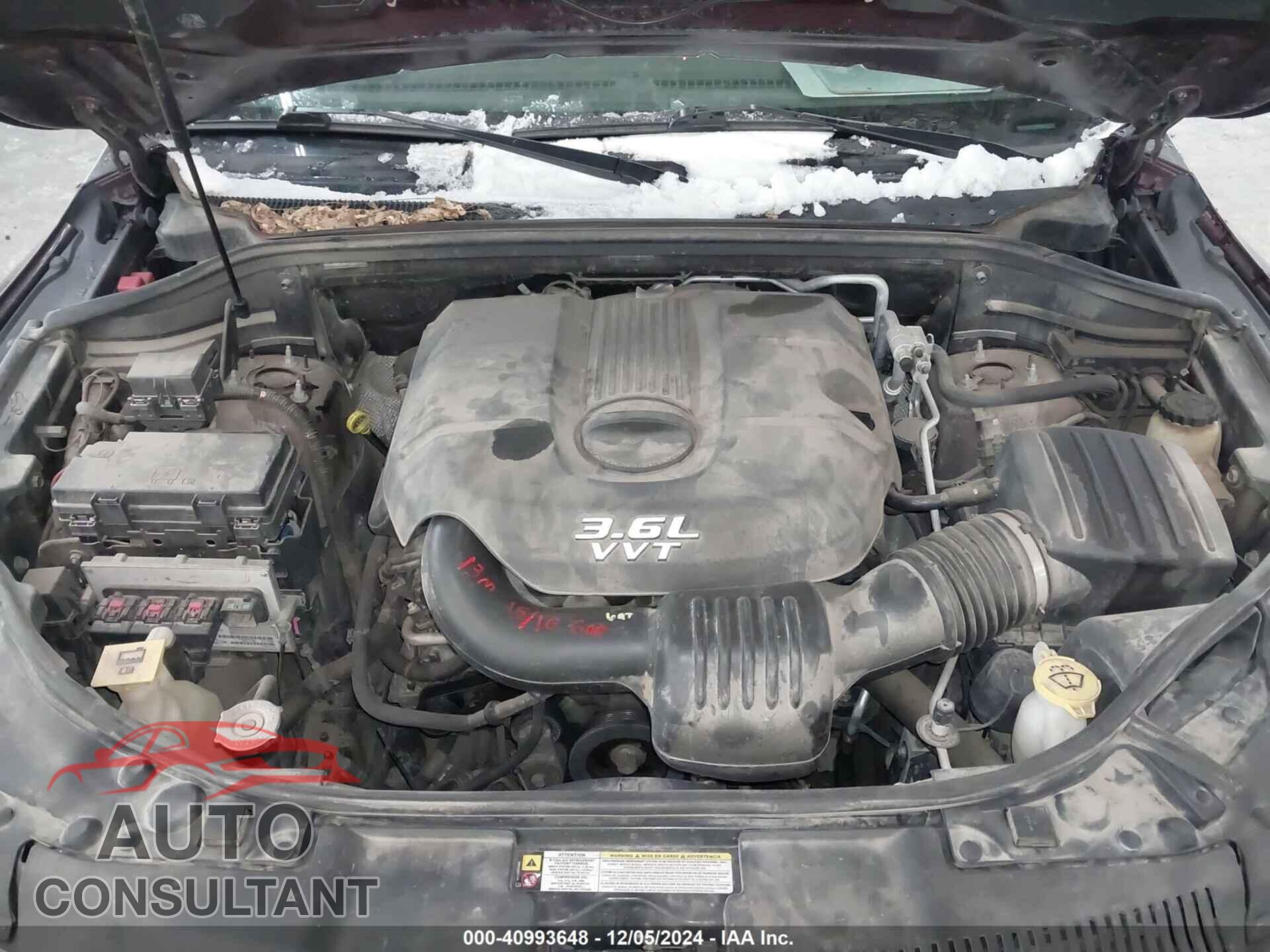 DODGE DURANGO 2012 - 1C4RDJAG5CC195707