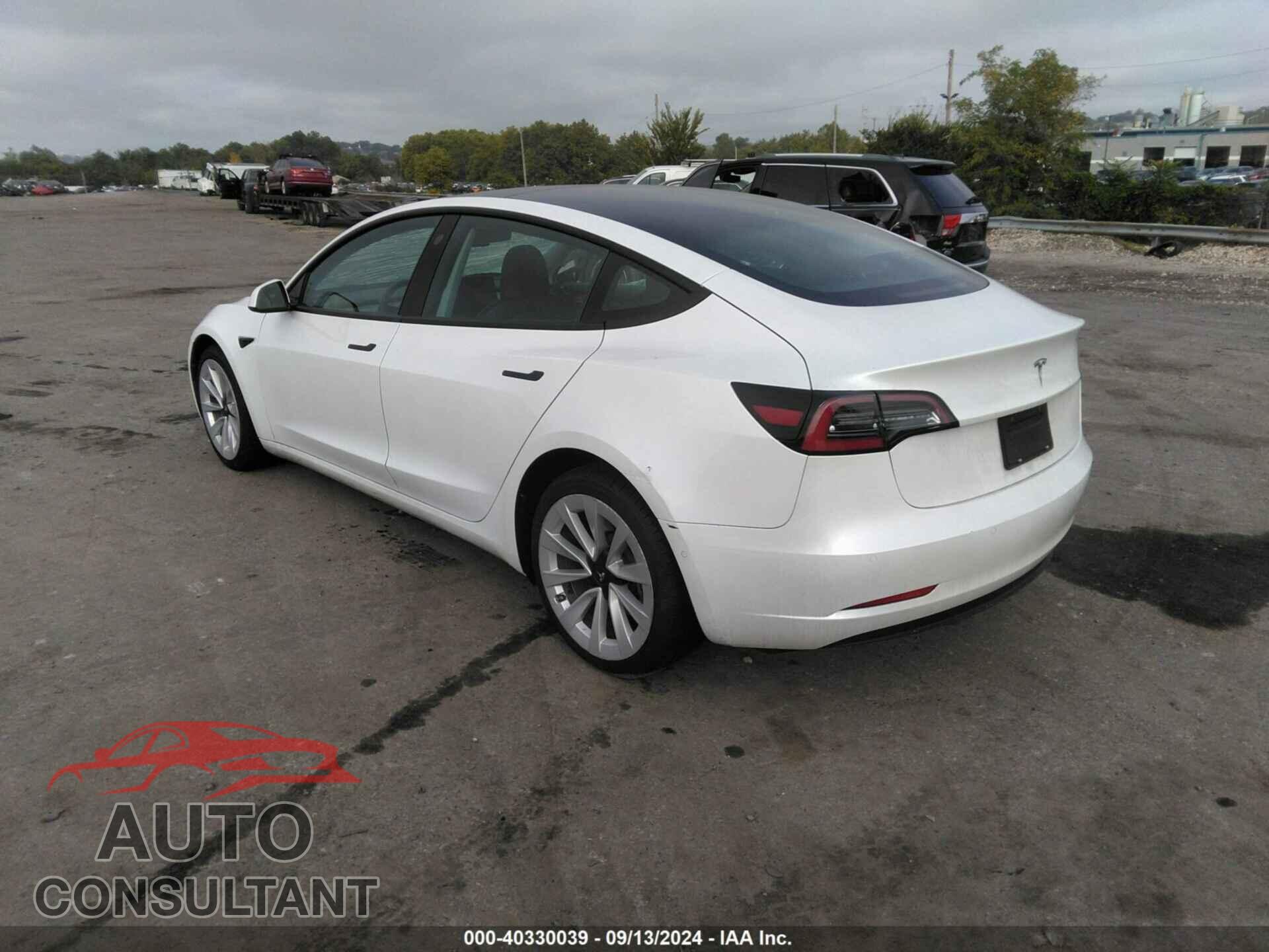 TESLA MODEL 3 2022 - 5YJ3E1EA2NF286884