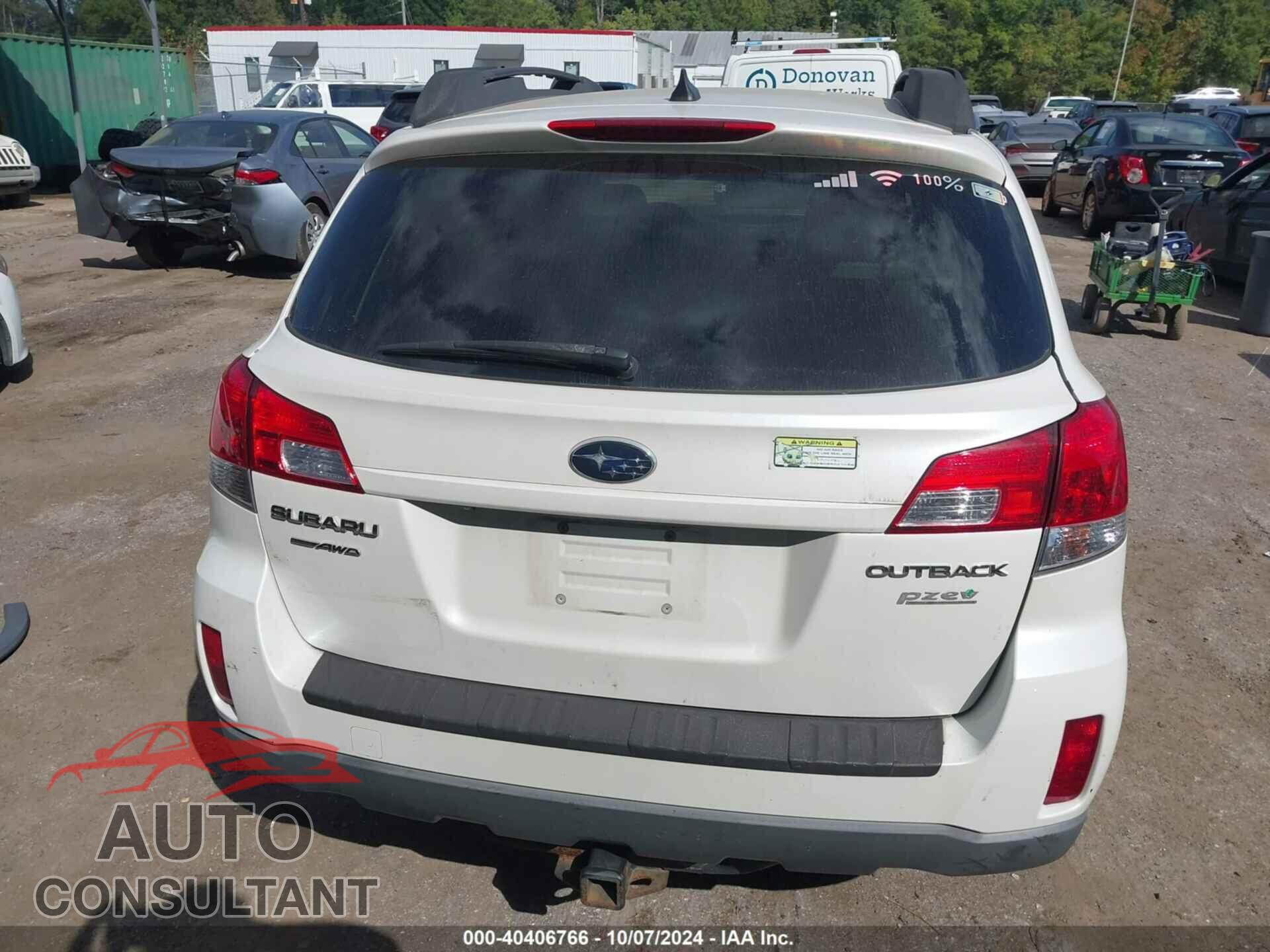 SUBARU OUTBACK 2011 - 4S4BRBKC8B3343671