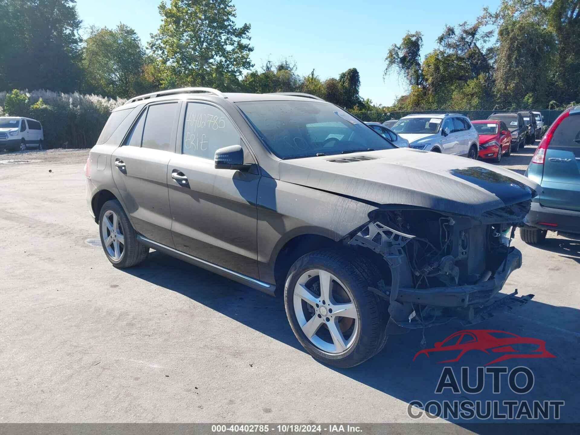 MERCEDES-BENZ GLE 350 2016 - 4JGDA5HBXGA761572