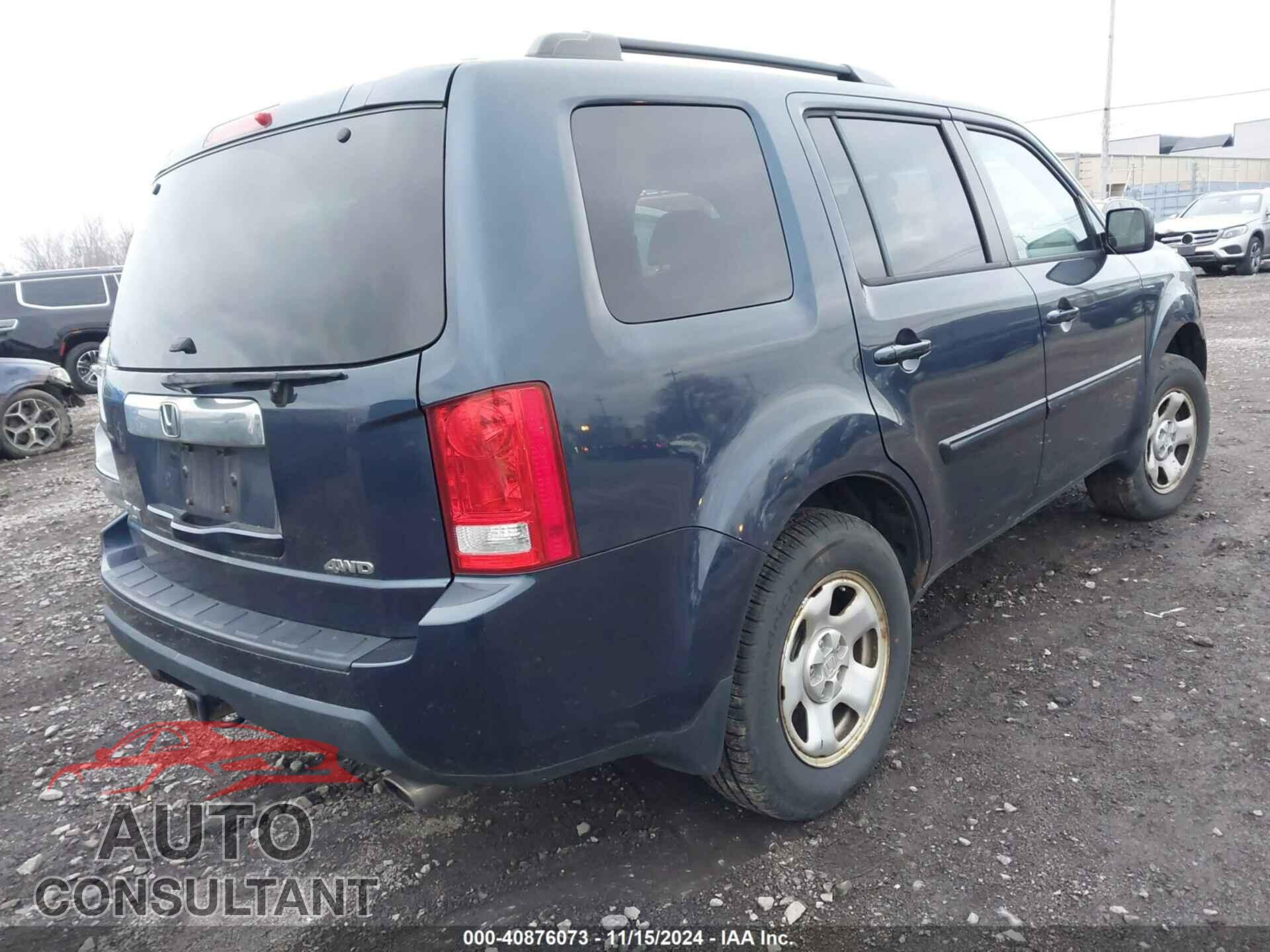 HONDA PILOT 2011 - 5FNYF4H55BB106408