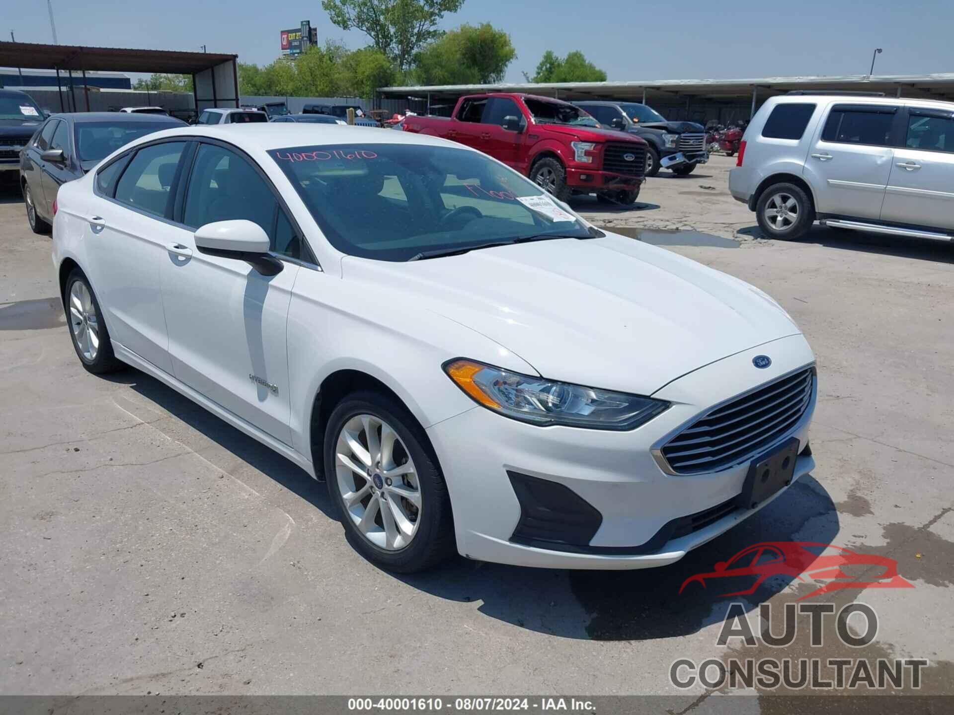 FORD FUSION HYBRID 2019 - 3FA6P0LUXKR241769