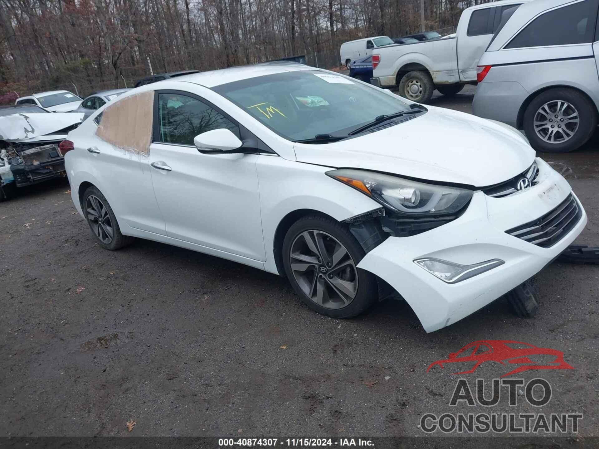 HYUNDAI ELANTRA 2014 - 5NPDH4AE2EH468737