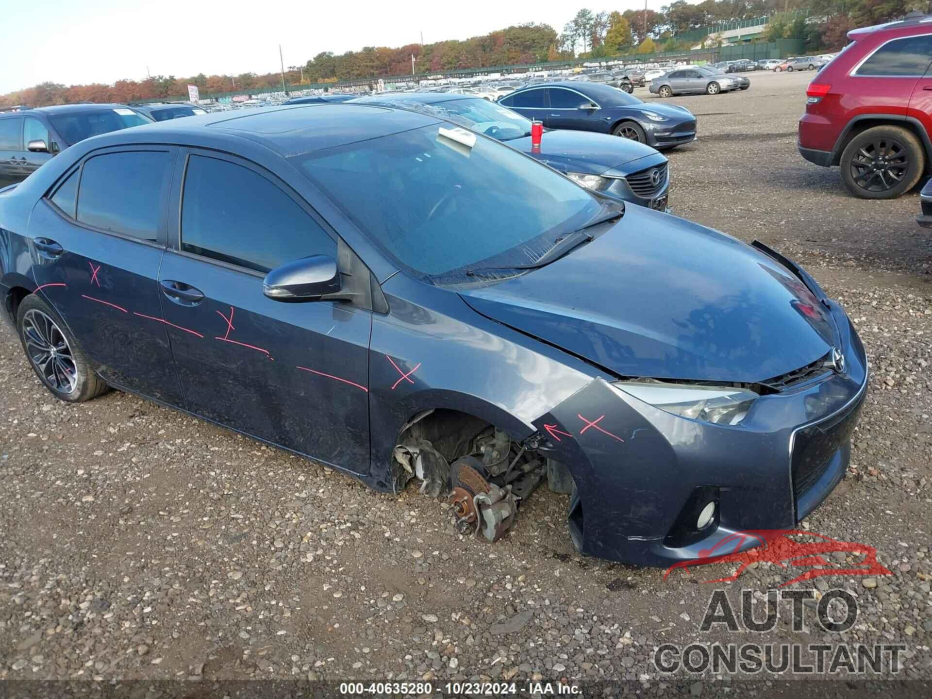 TOYOTA COROLLA 2016 - 5YFBURHE6GP481356