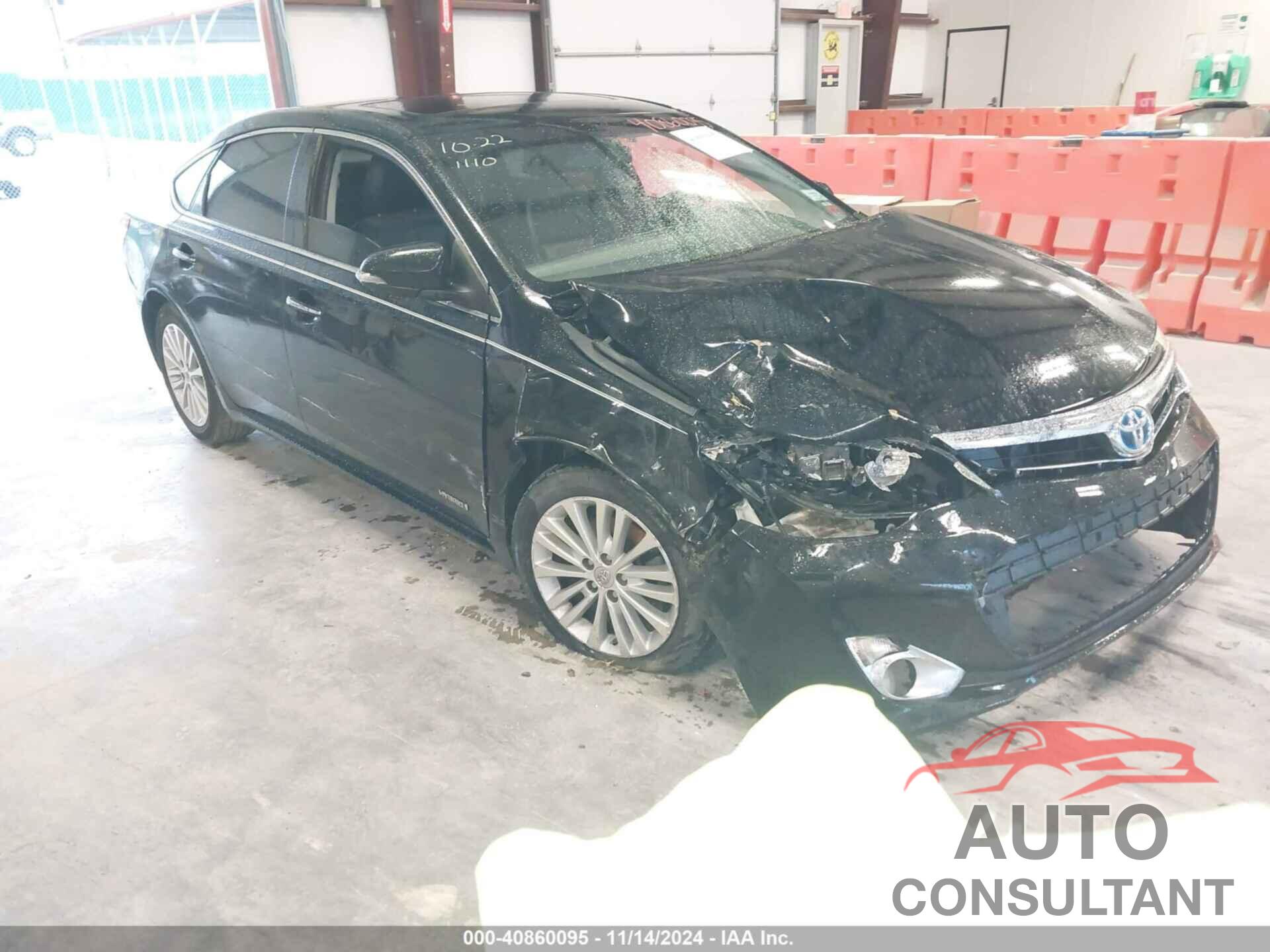 TOYOTA AVALON HYBRID 2013 - 4T1BD1EB6DU011110