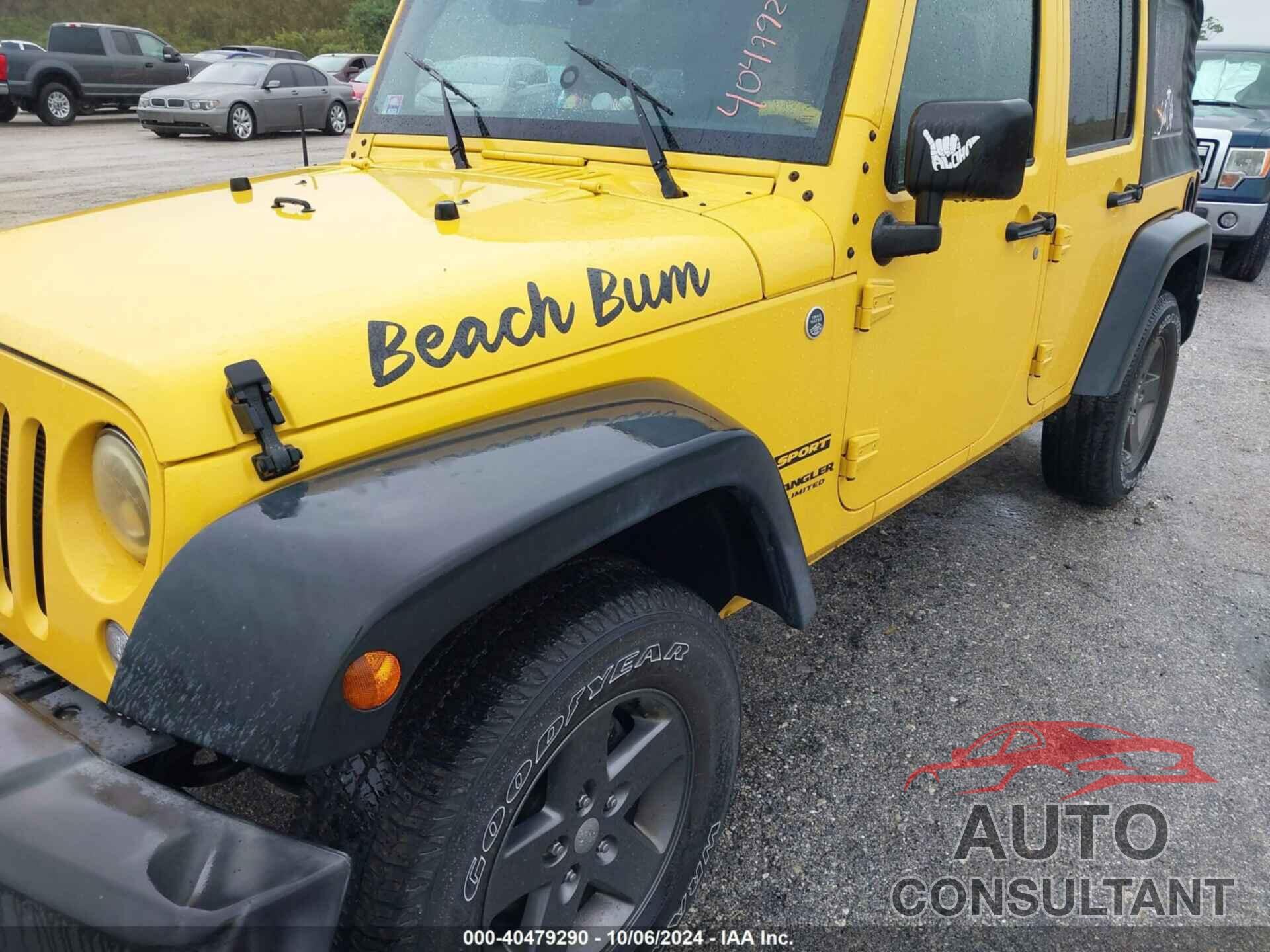 JEEP WRANGLER UNLIMITED 2015 - 1C4BJWDG4FL670335