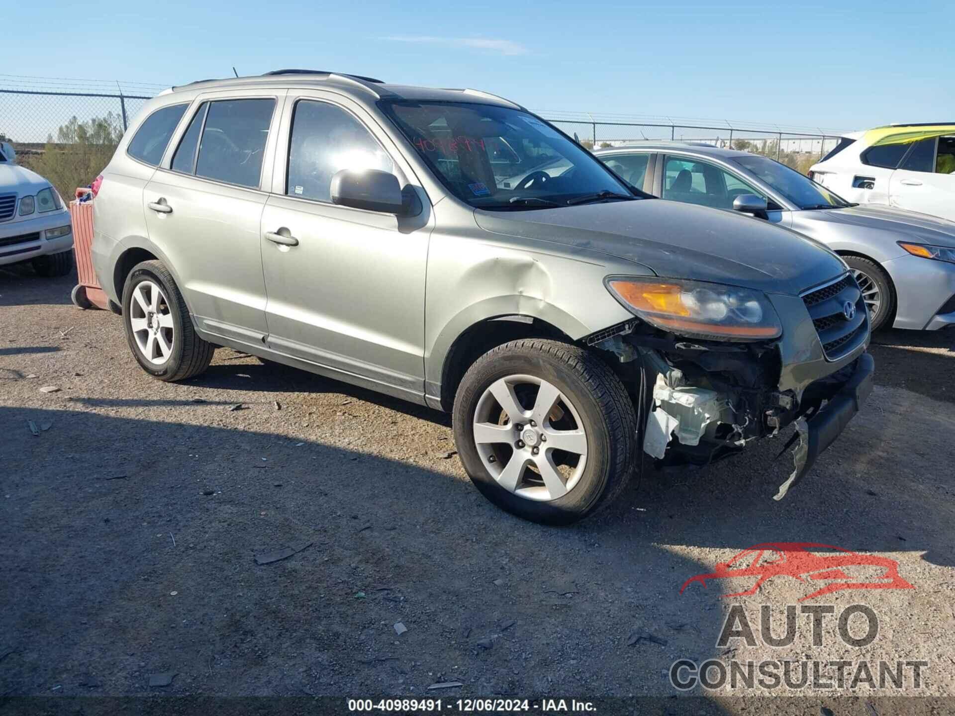 HYUNDAI SANTA FE 2009 - 5NMSH13E79H244143