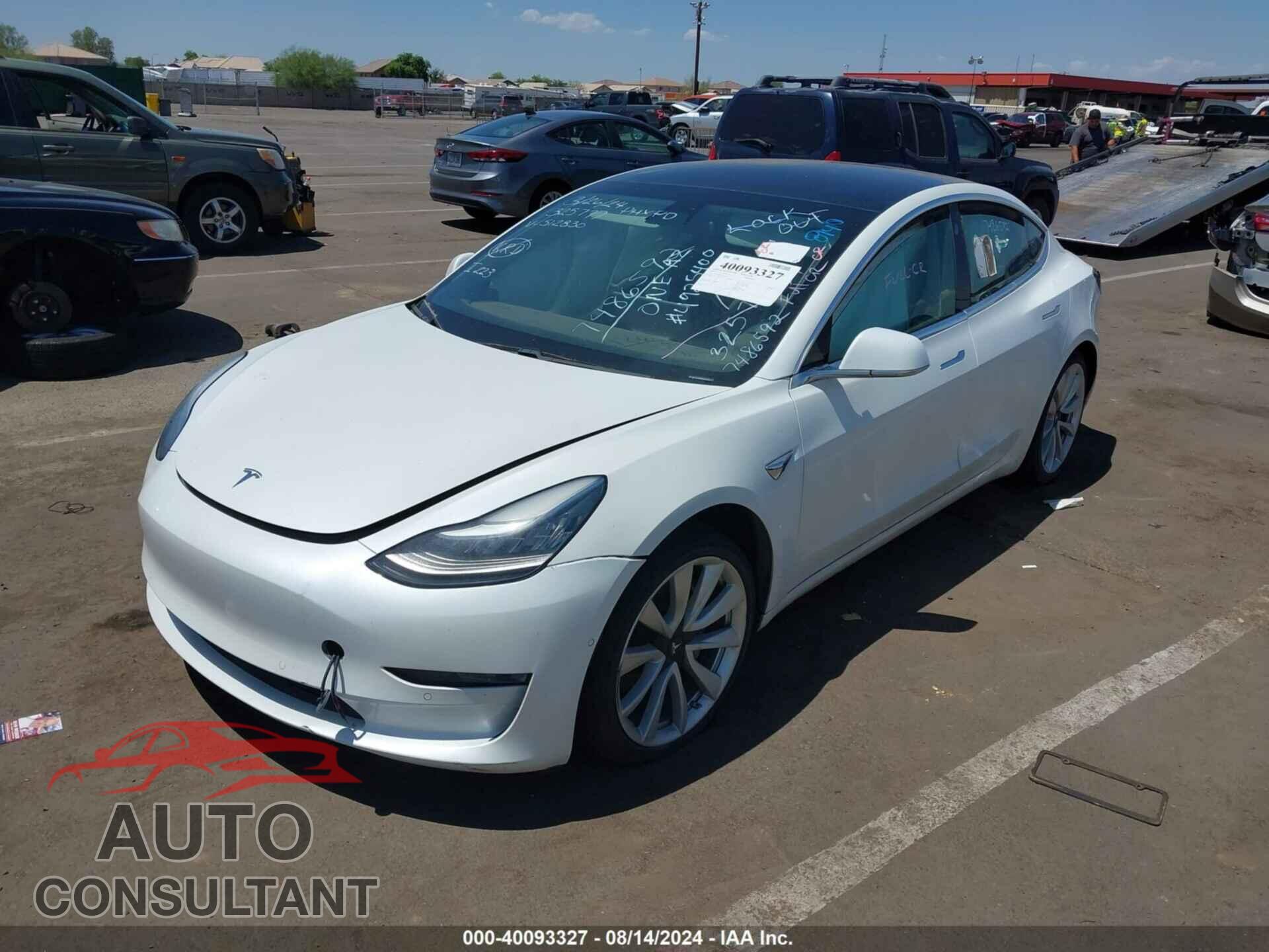 TESLA MODEL 3 2019 - 5YJ3E1EB9KF512830