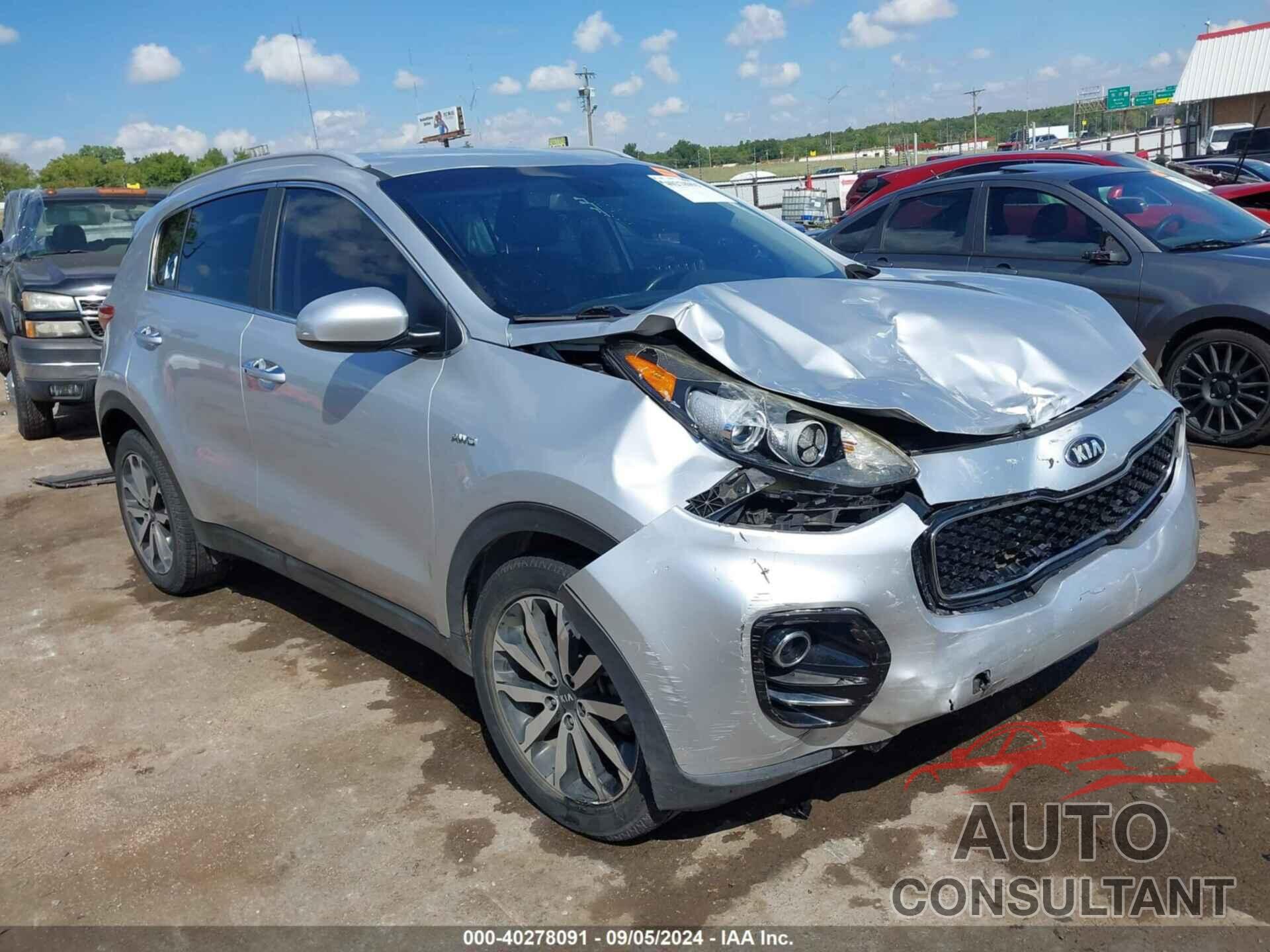 KIA SPORTAGE 2017 - KNDPNCAC0H7088738