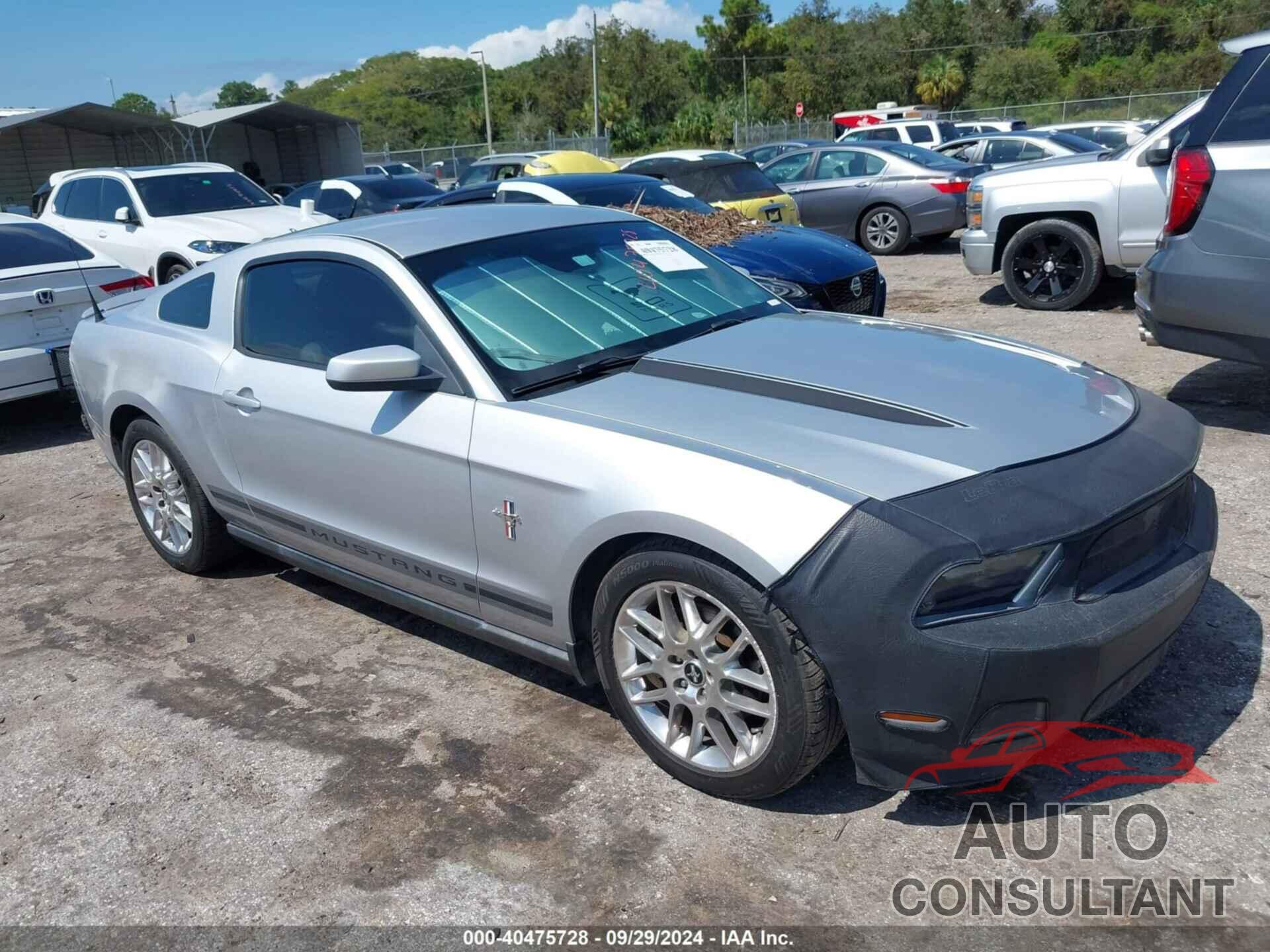 FORD MUSTANG 2012 - 1ZVBP8AM5C5233297