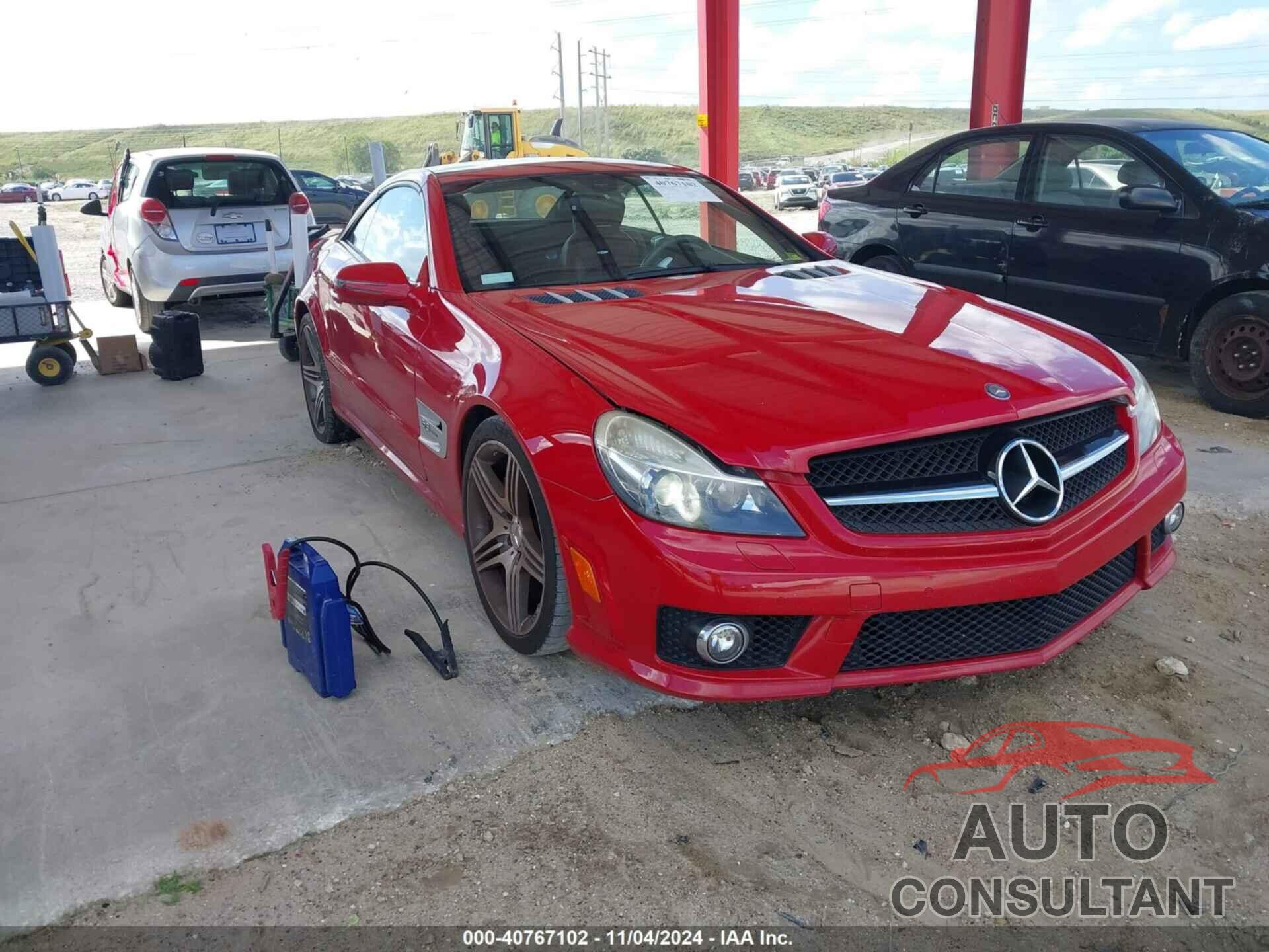 MERCEDES-BENZ SL 63 AMG 2009 - WDBSK70F69F147027