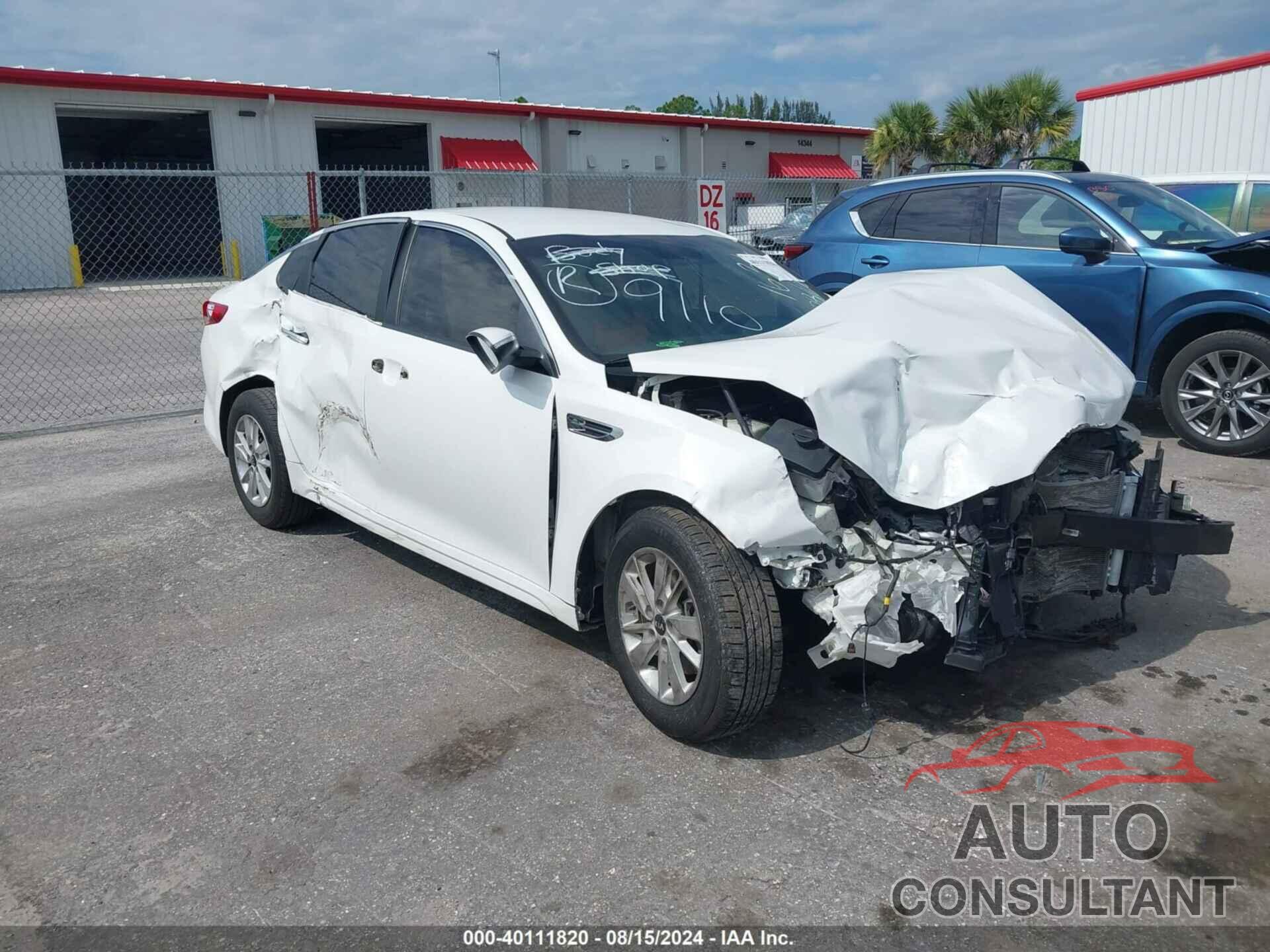 KIA OPTIMA 2016 - KNAGT4L33G5091634