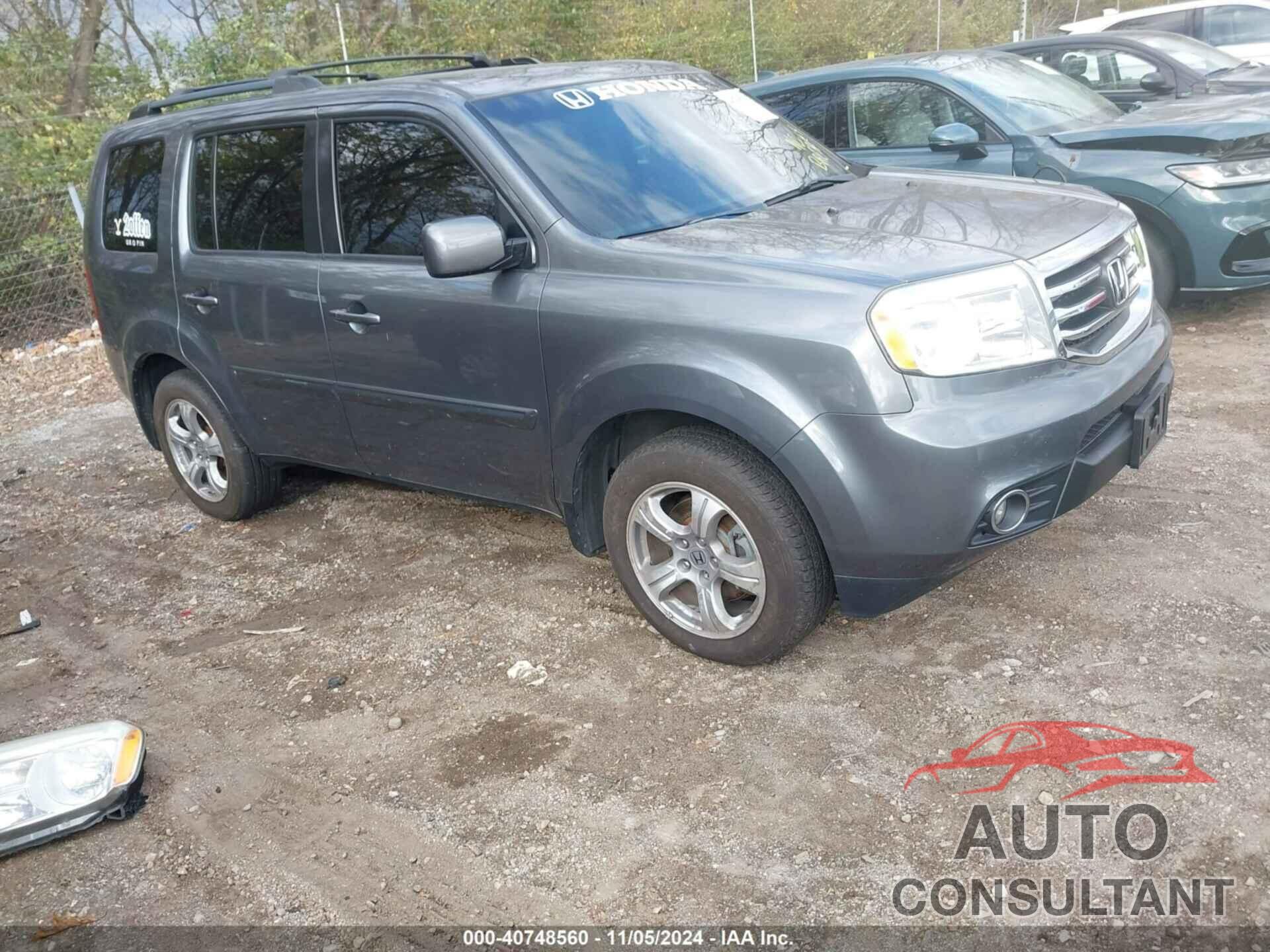 HONDA PILOT 2012 - 5FNYF4H50CB034275