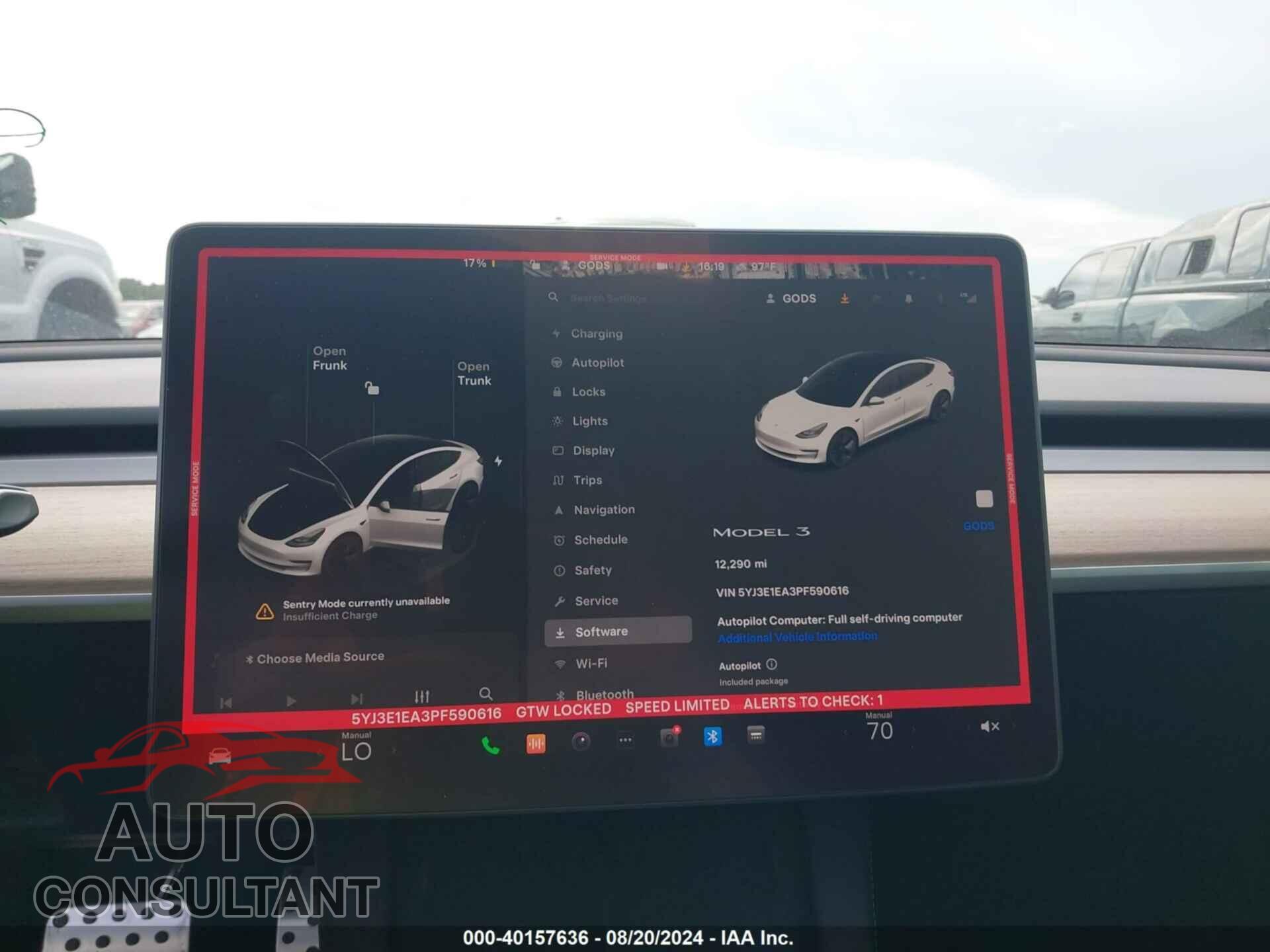 TESLA MODEL 3 2023 - 5YJ3E1EA3PF590616