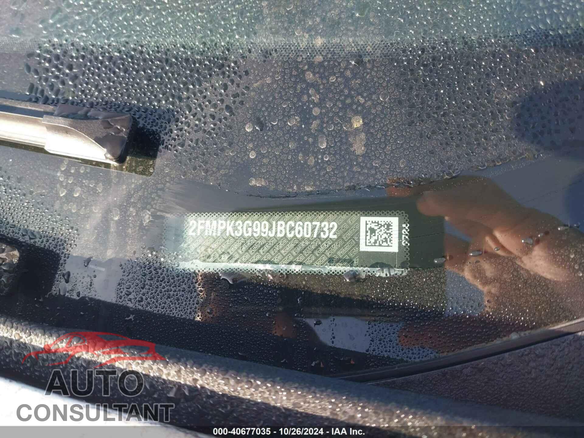 FORD EDGE 2018 - 2FMPK3G99JBC60732