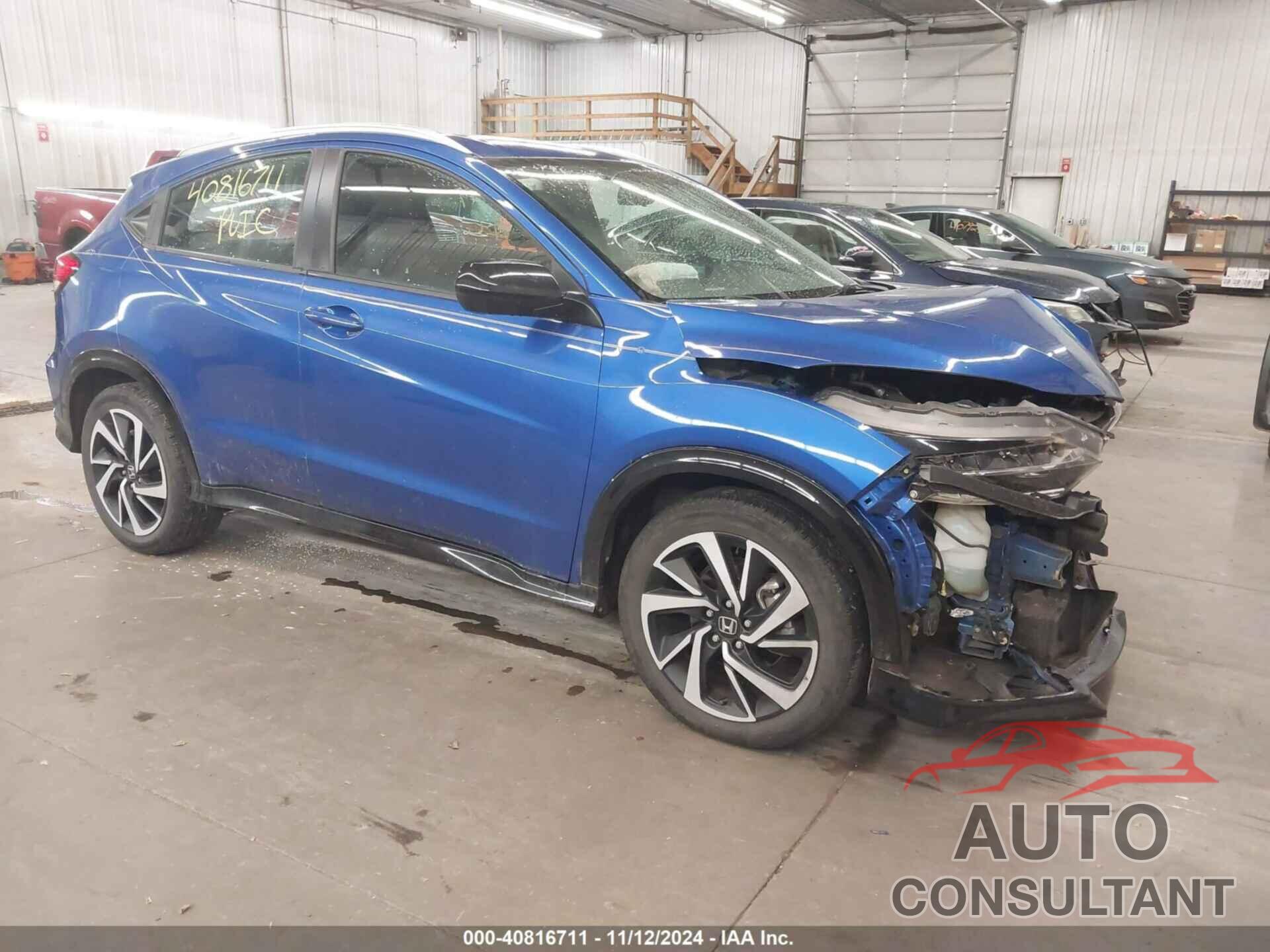 HONDA HR-V 2019 - 3CZRU6H10KG719642