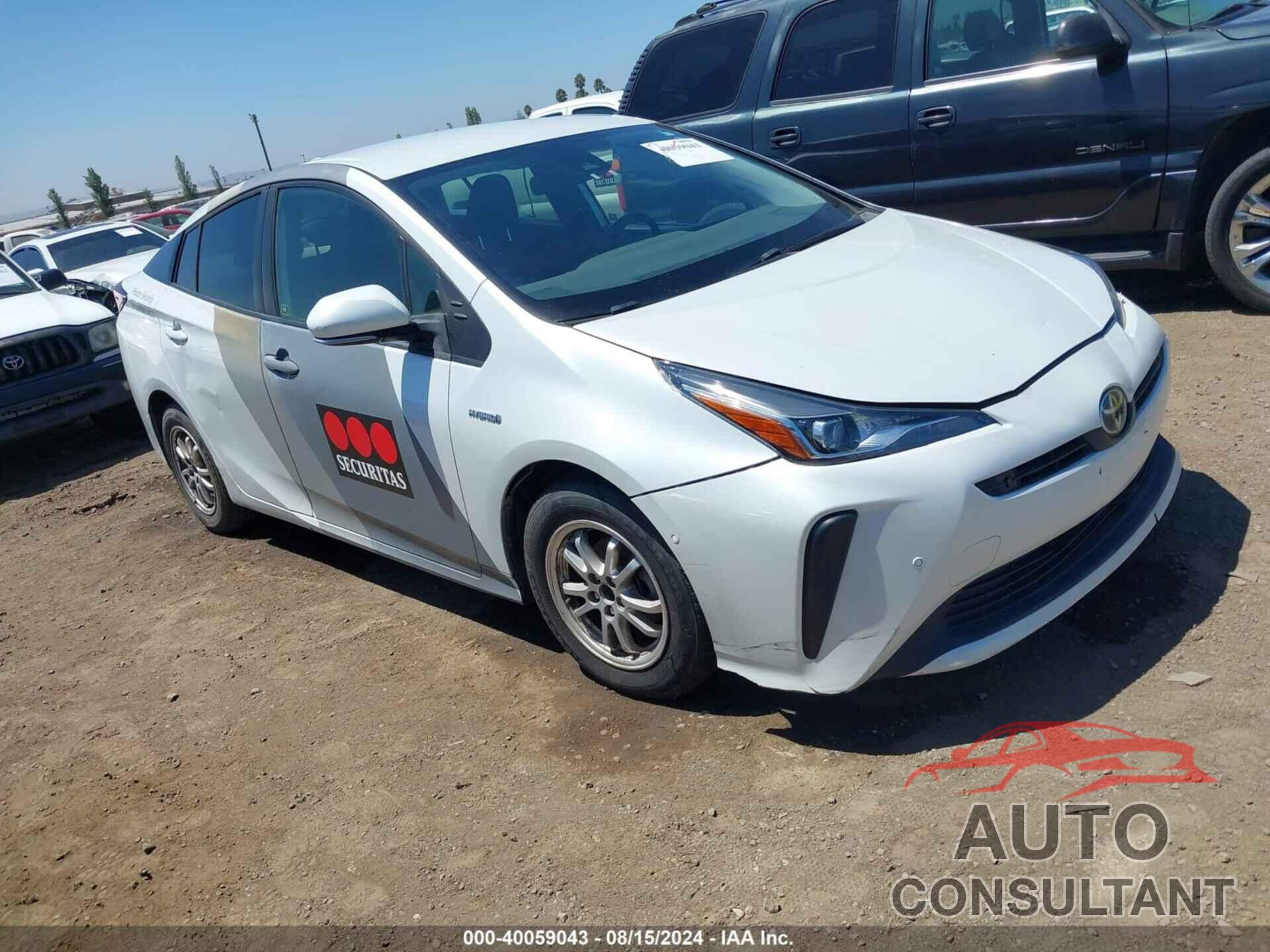 TOYOTA PRIUS 2021 - JTDKAMFU8M3133732