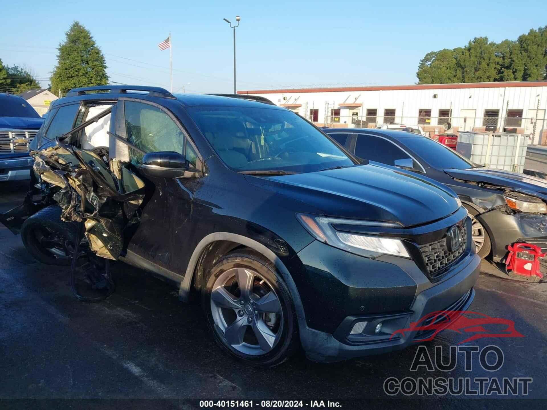 HONDA PASSPORT 2019 - 5FNYF7H94KB001606