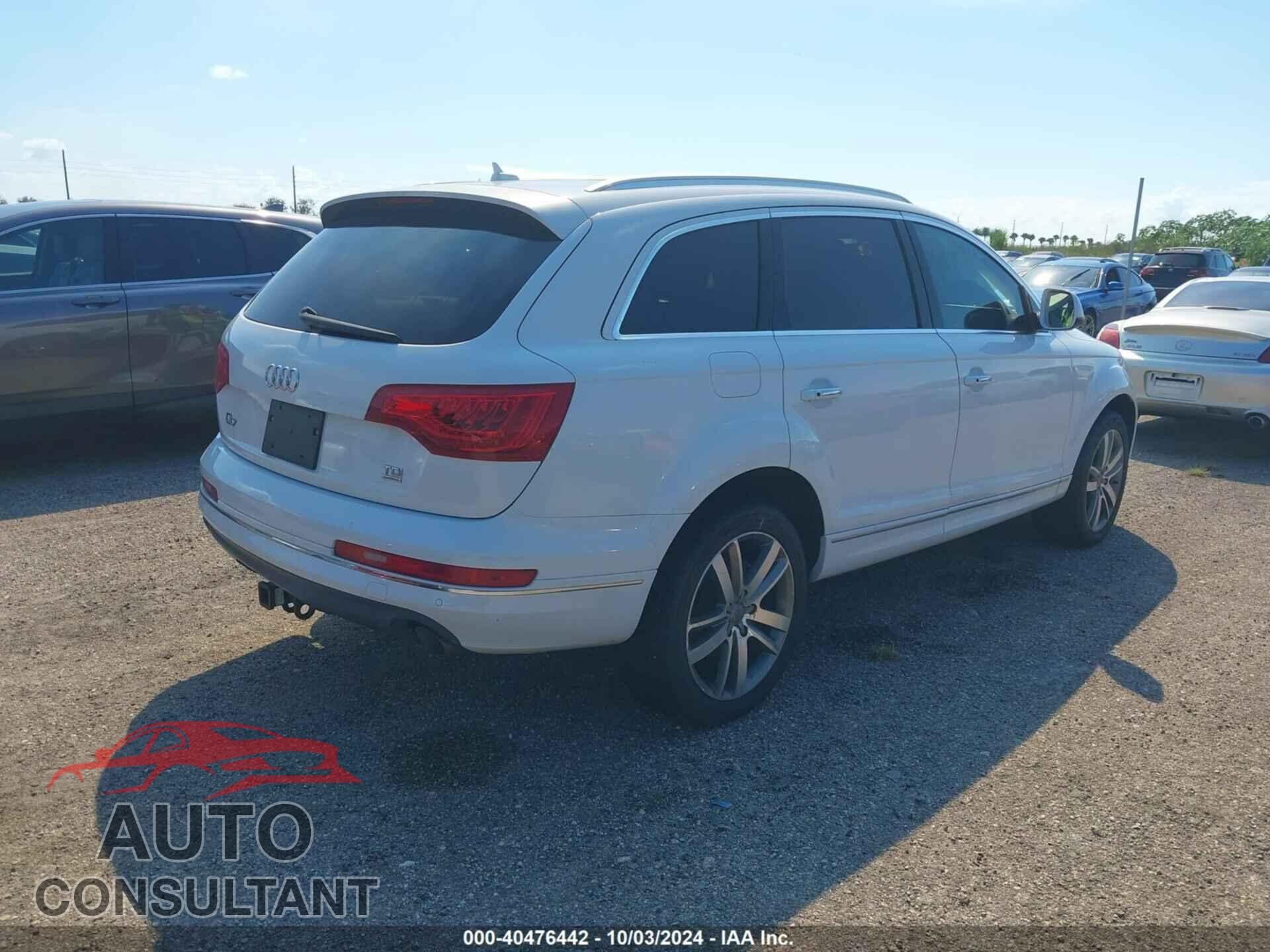 AUDI Q7 2012 - WA1VMAFEXCD007631