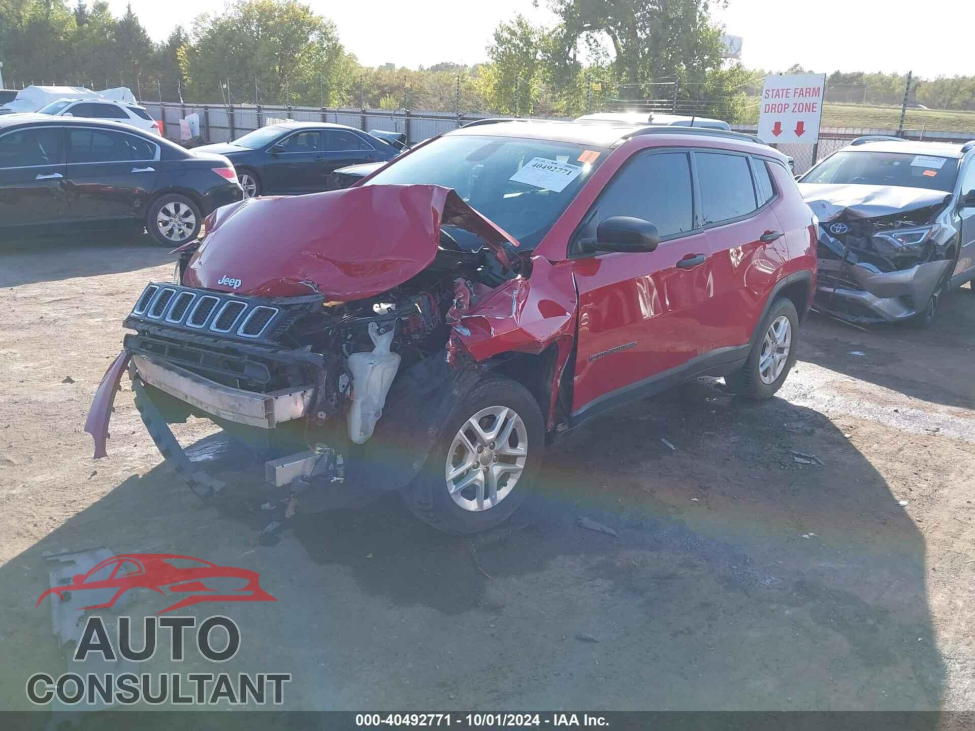 JEEP NEW COMPASS 2017 - 3C4NJDAB7HT659671