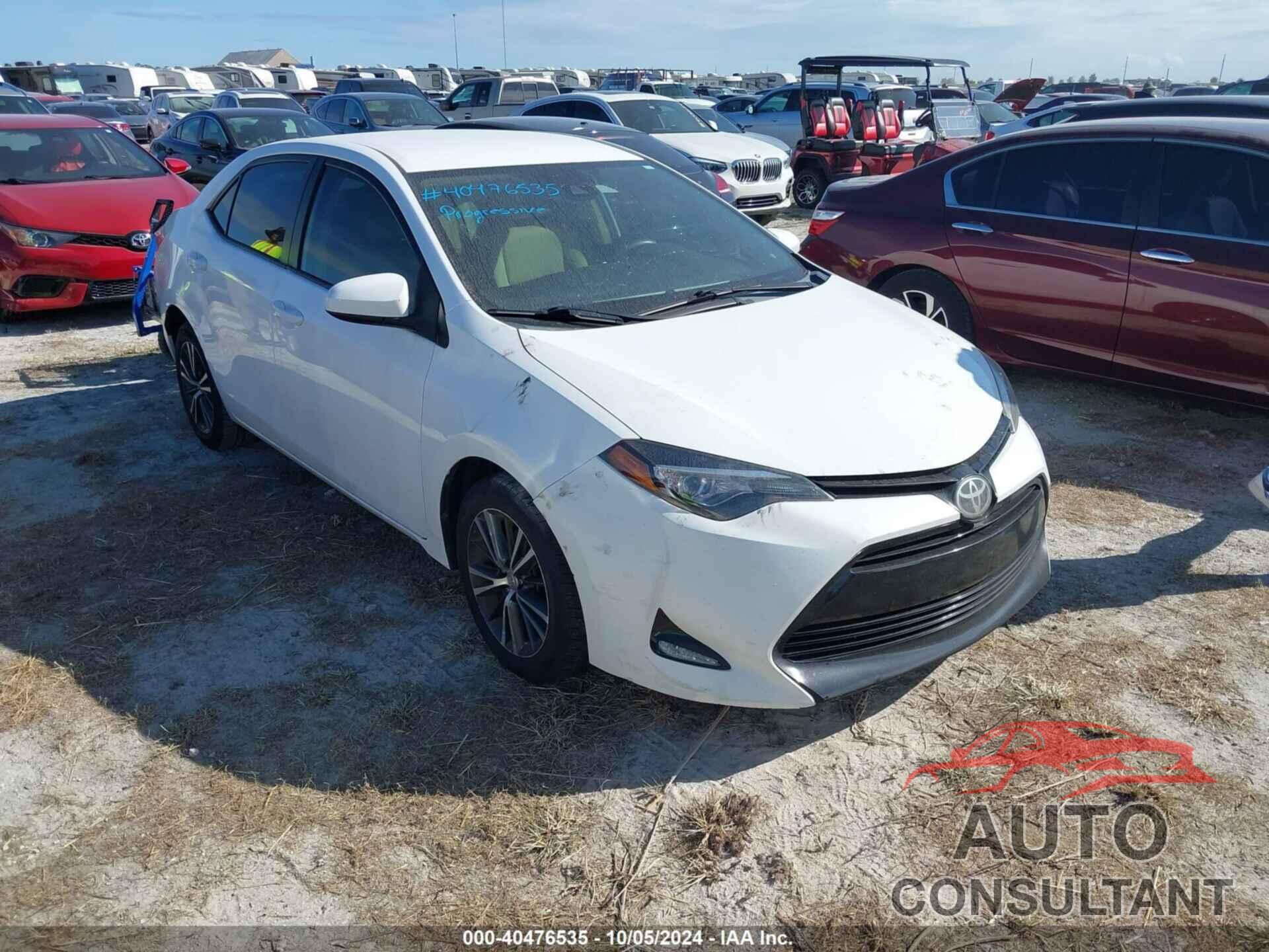 TOYOTA COROLLA 2017 - 2T1BURHE2HC781459