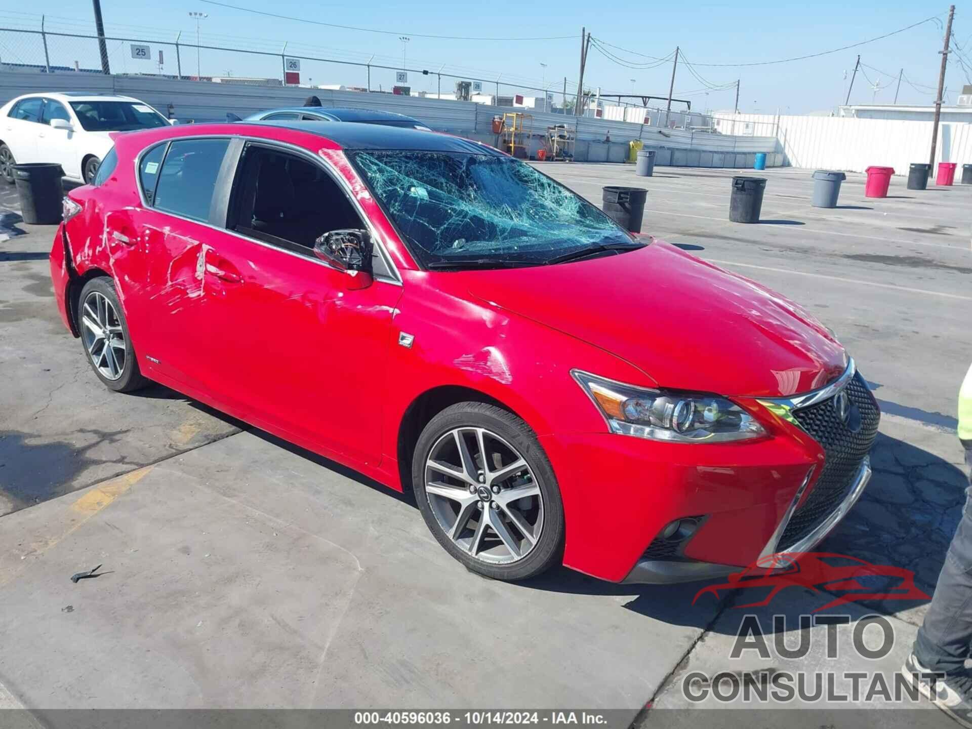 LEXUS CT 200H 2016 - JTHKD5BH2G2254822