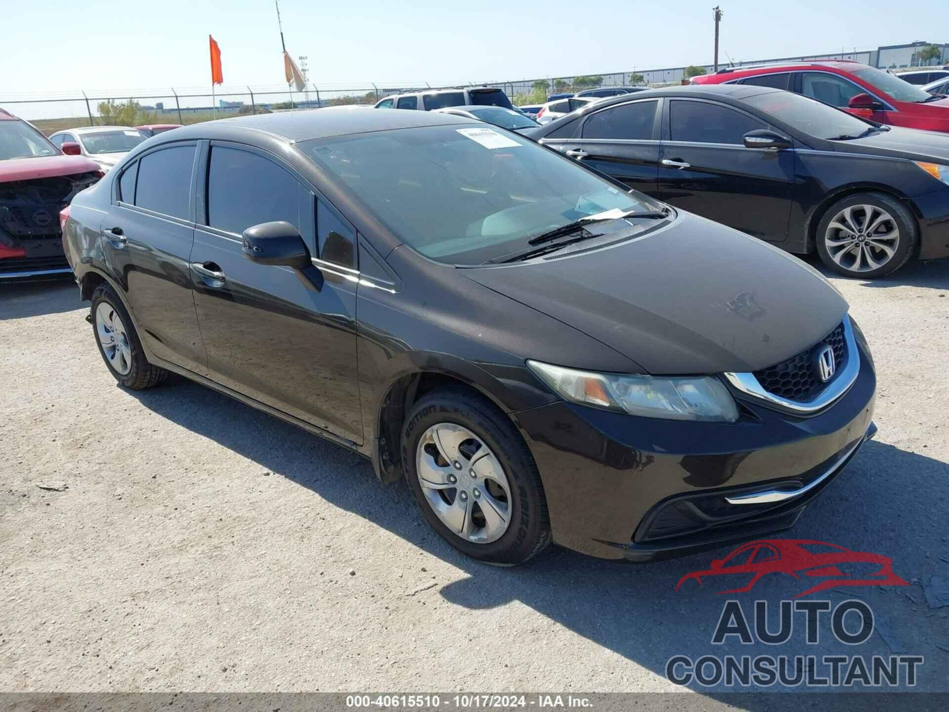 HONDA CIVIC 2013 - 2HGFB2F5XDH561490