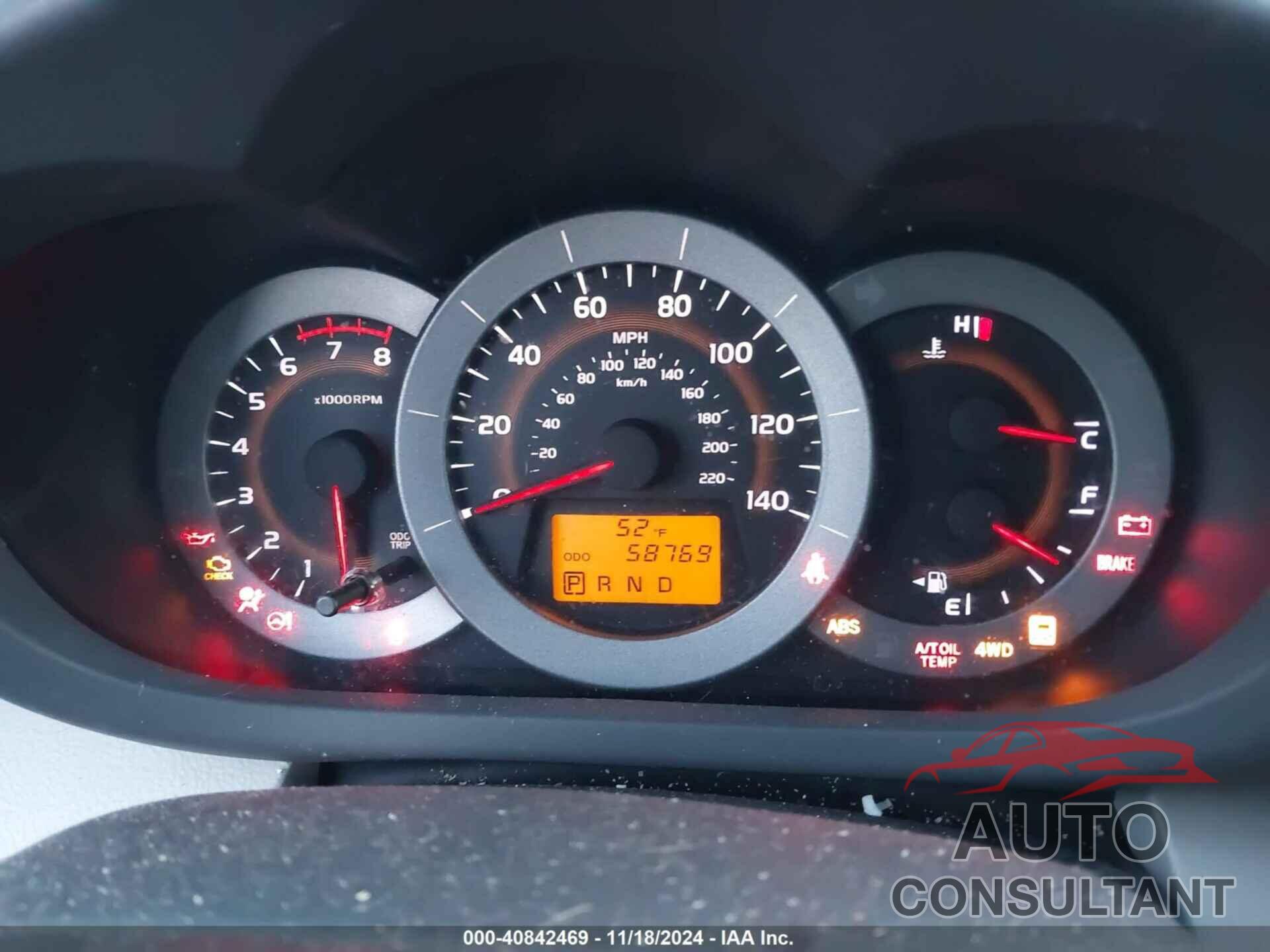 TOYOTA RAV4 2011 - 2T3DF4DV9BW092740